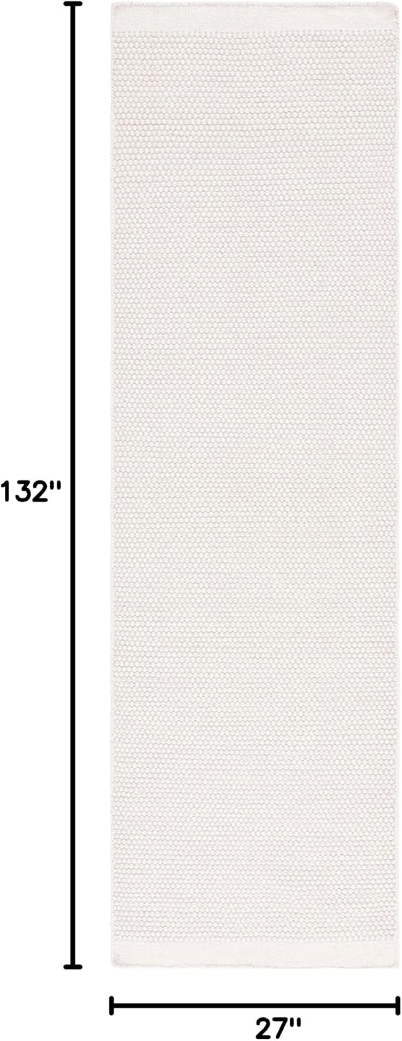 image:imageSAFAVIEH Area Rug 8x10 Vermont Collection Large Ivory Handmade Wool Ideal for Living Room Bedroom Office Dining Space VRM807AIvory