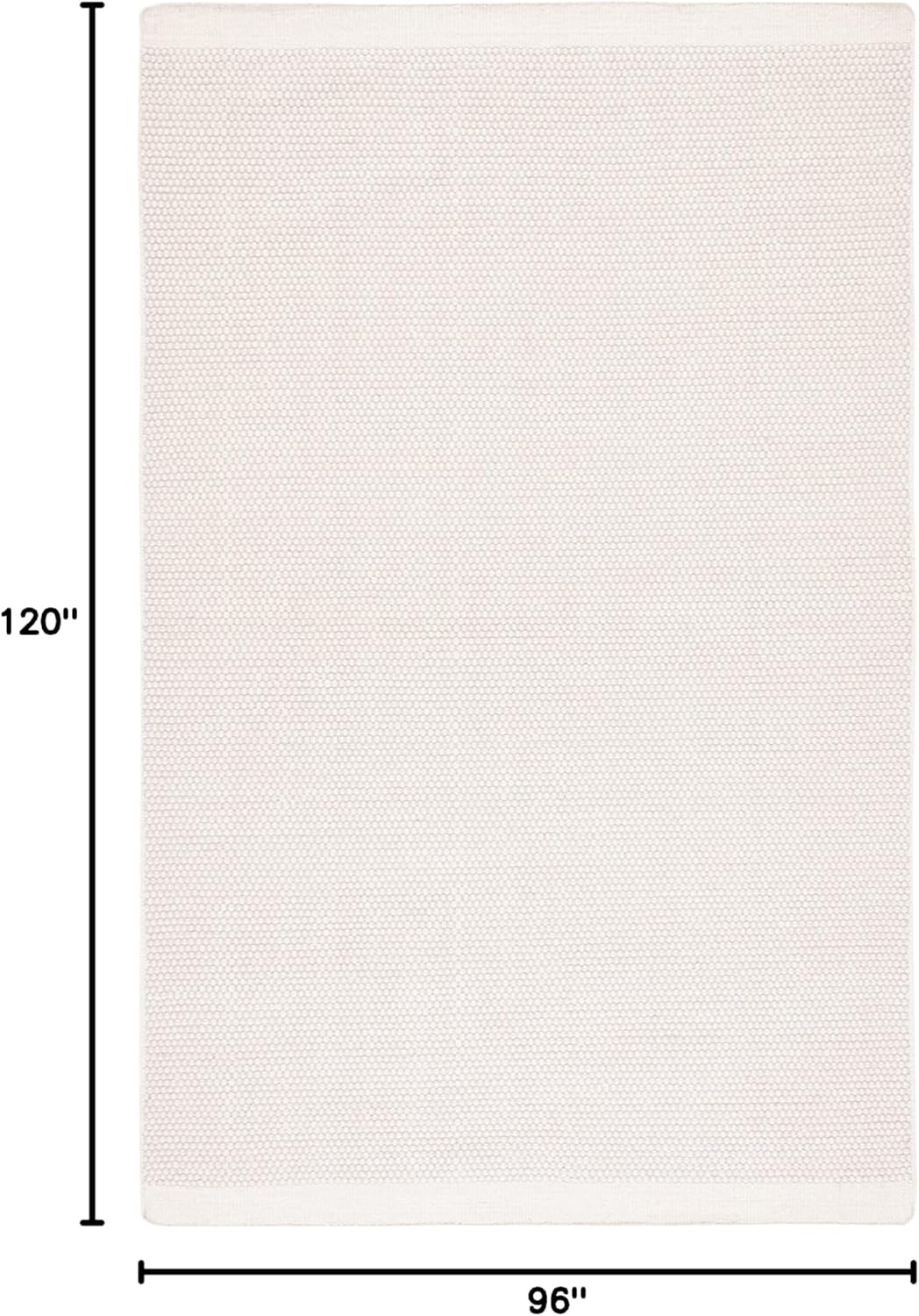 image:imageSAFAVIEH Area Rug 8x10 Vermont Collection Large Ivory Handmade Wool Ideal for Living Room Bedroom Office Dining Space VRM807AIvory