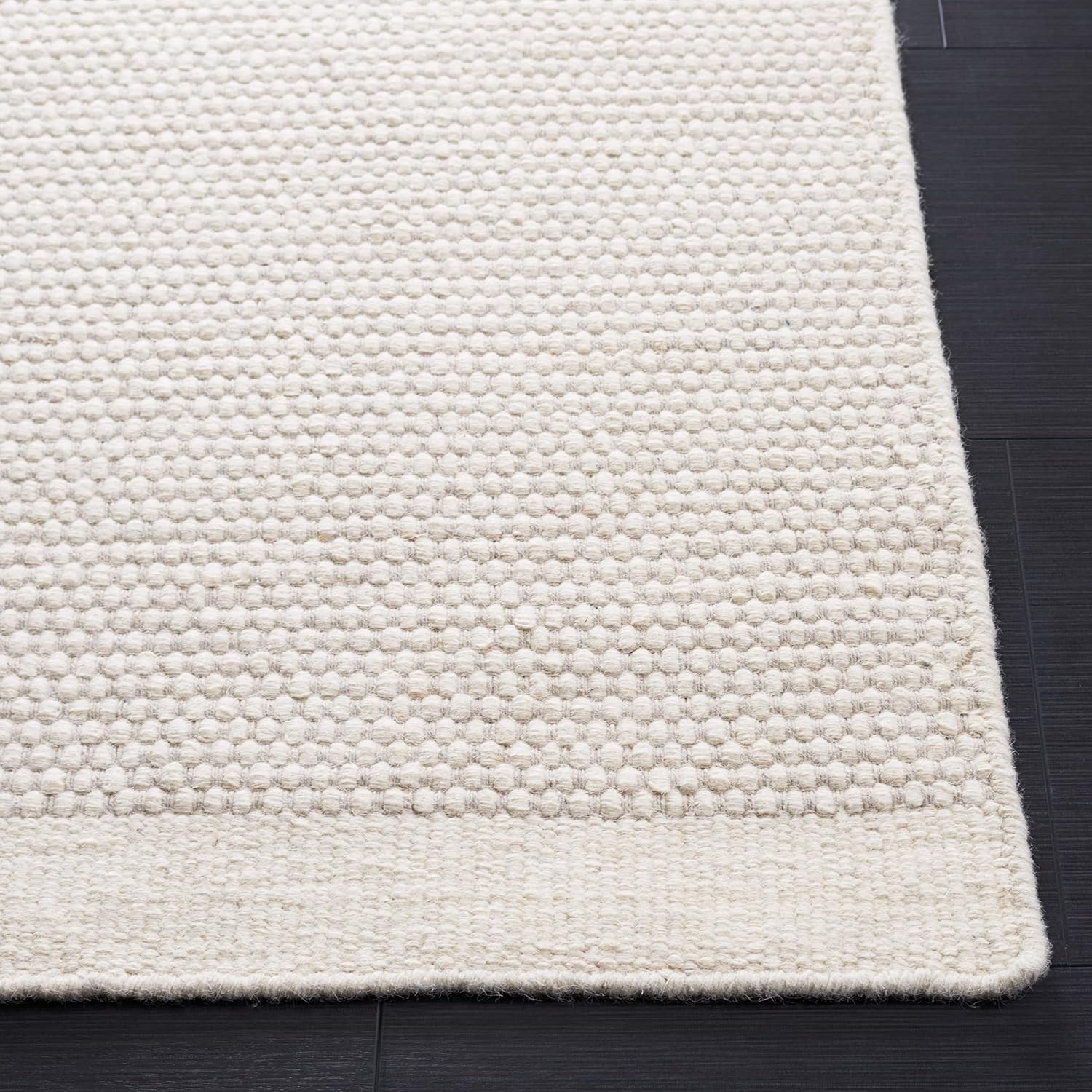 image:imageSAFAVIEH Area Rug 8x10 Vermont Collection Large Ivory Handmade Wool Ideal for Living Room Bedroom Office Dining Space VRM807AIvory