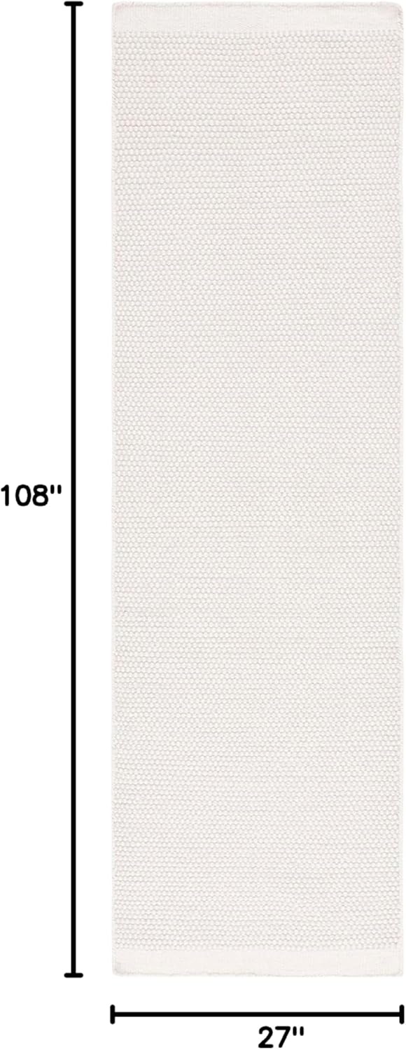 image:imageSAFAVIEH Area Rug 8x10 Vermont Collection Large Ivory Handmade Wool Ideal for Living Room Bedroom Office Dining Space VRM807AIvory