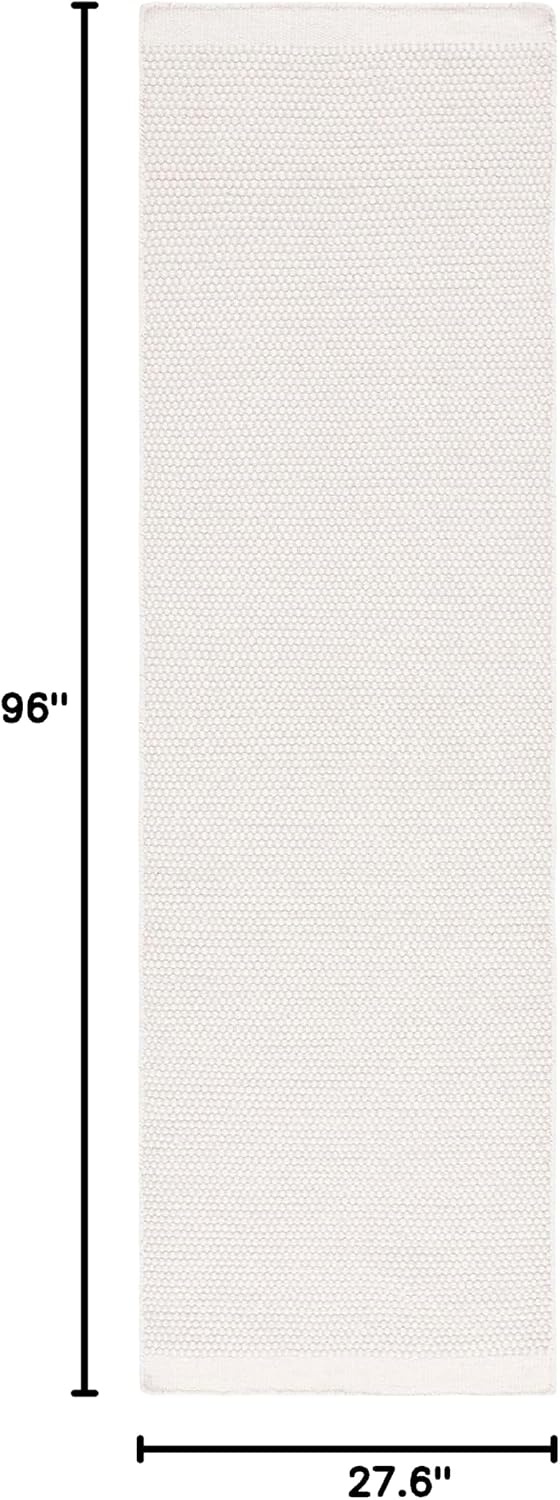 image:imageSAFAVIEH Area Rug 8x10 Vermont Collection Large Ivory Handmade Wool Ideal for Living Room Bedroom Office Dining Space VRM807AIvory
