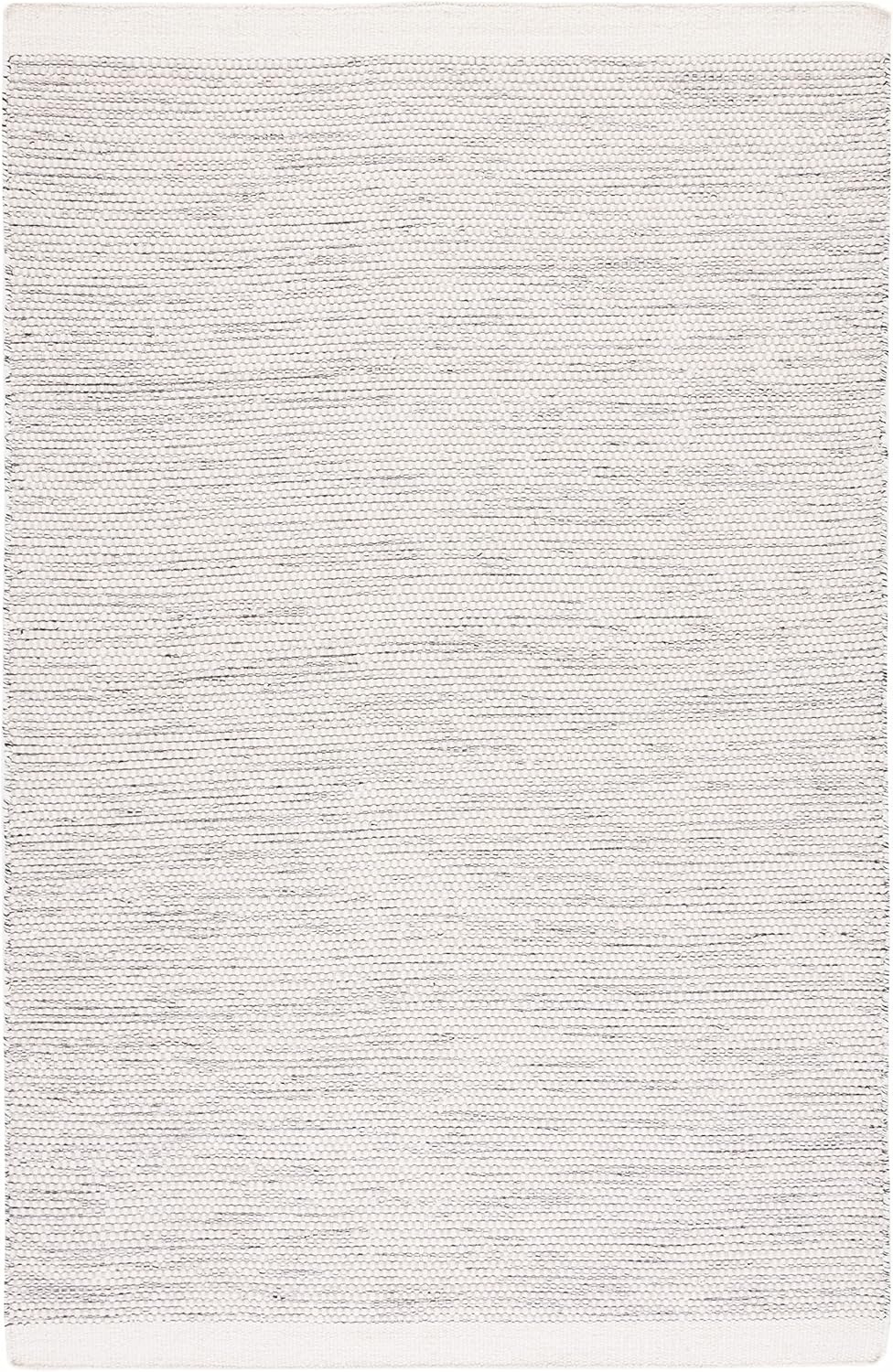 image:imageSAFAVIEH Area Rug 8x10 Vermont Collection Large Ivory Handmade Wool Ideal for Living Room Bedroom Office Dining Space VRM807AIvoryBlack