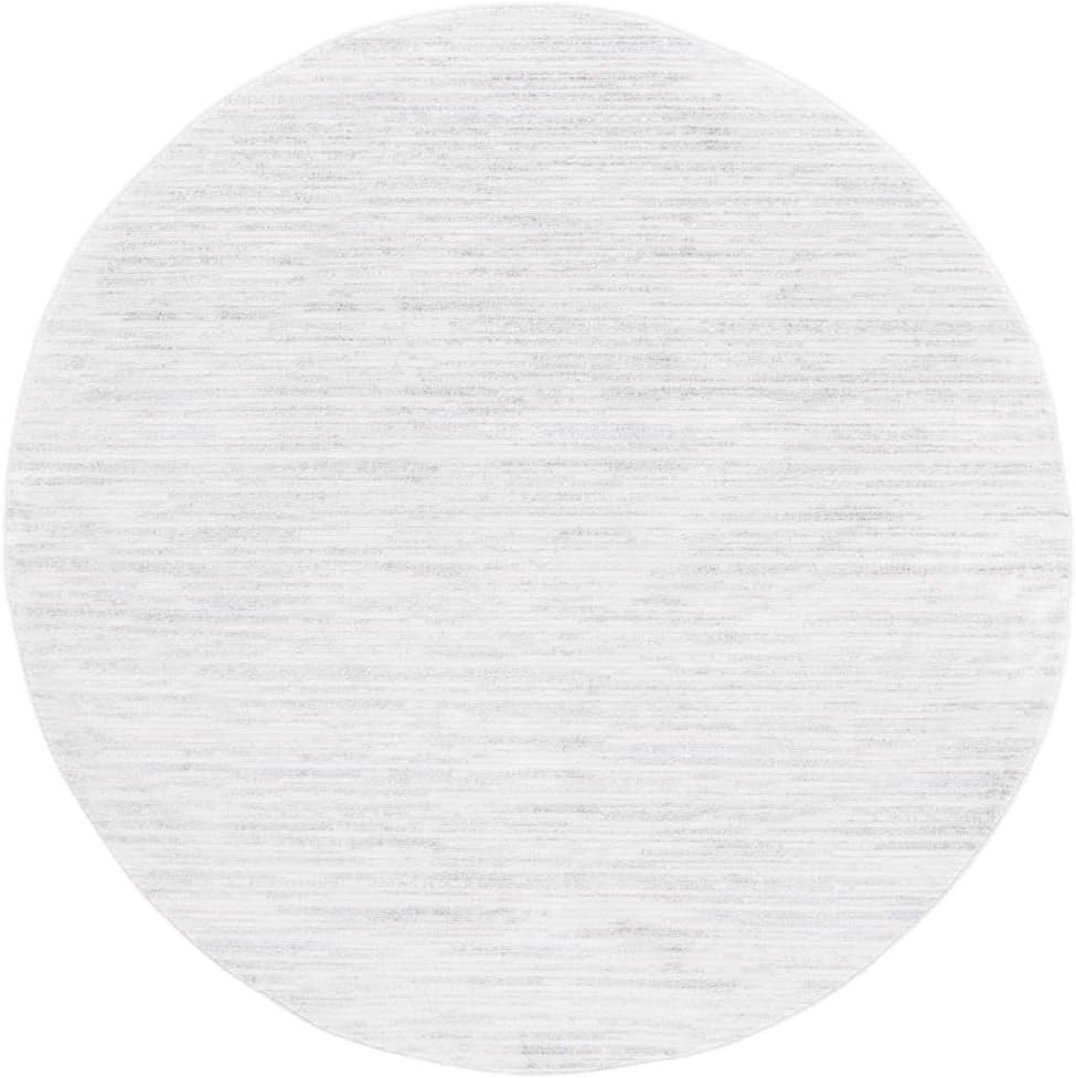 image:imageSAFAVIEH Area Rug 8x10 Whisper Collection Large Ivory amp Ivory Stripe Design NonShedding amp Easy Cleaning Ideal for Living Room Bedroom Office Dining Space WHS565ALight GreyIvory