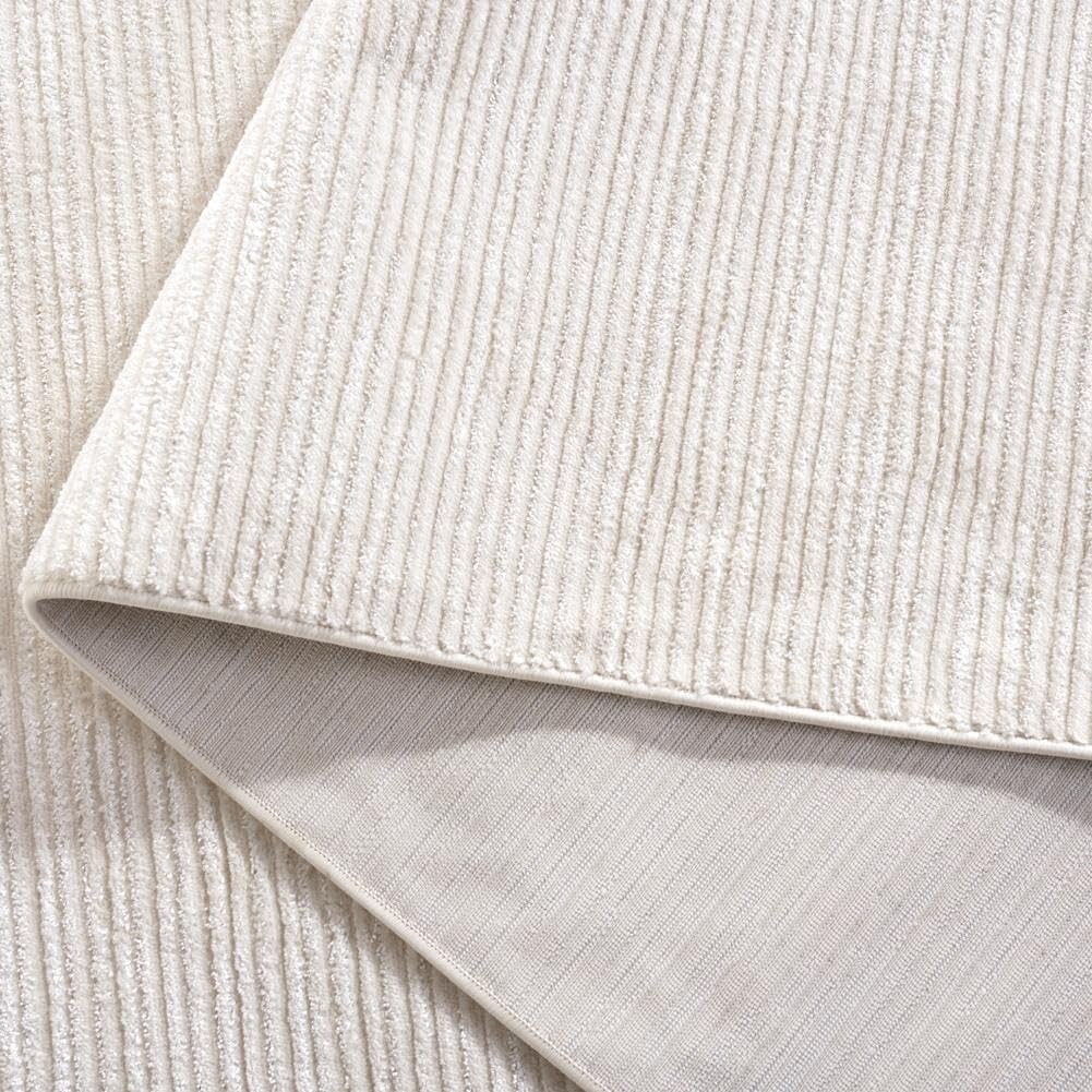 image:imageSAFAVIEH Area Rug 8x10 Whisper Collection Large Ivory amp Ivory Stripe Design NonShedding amp Easy Cleaning Ideal for Living Room Bedroom Office Dining Space WHS565AIvory