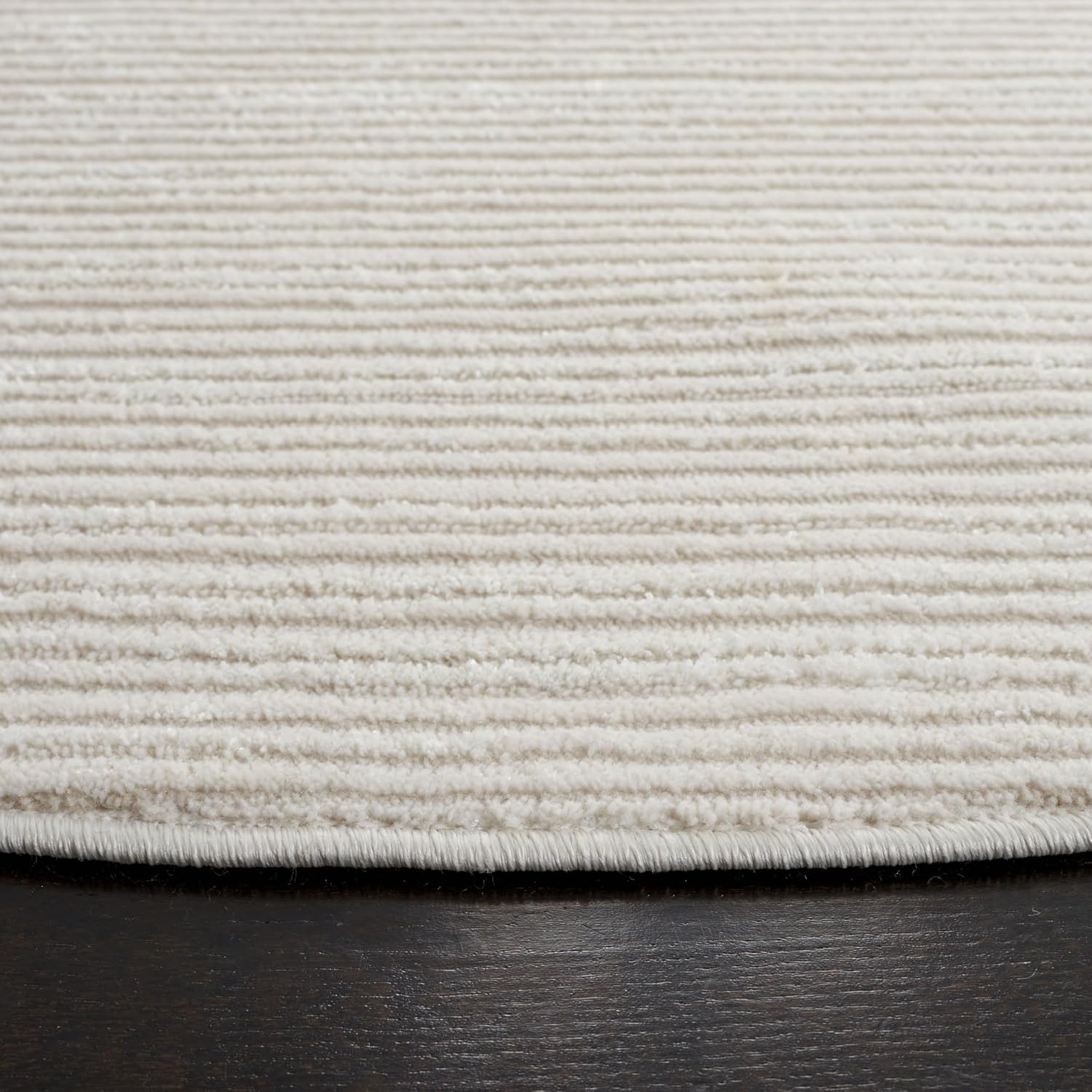 image:imageSAFAVIEH Area Rug 8x10 Whisper Collection Large Ivory amp Ivory Stripe Design NonShedding amp Easy Cleaning Ideal for Living Room Bedroom Office Dining Space WHS565AIvory