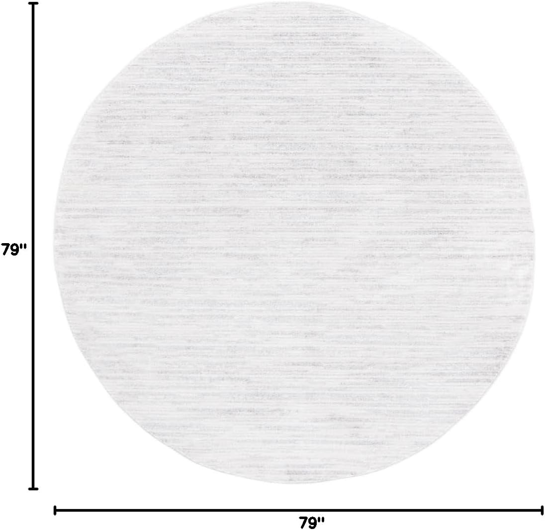 image:imageSAFAVIEH Area Rug 8x10 Whisper Collection Large Ivory amp Ivory Stripe Design NonShedding amp Easy Cleaning Ideal for Living Room Bedroom Office Dining Space WHS565ALight GreyIvory
