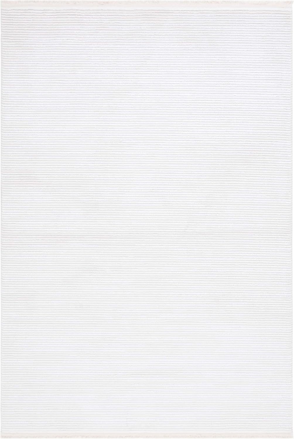 image:imageSAFAVIEH Area Rug 8x10 Whisper Collection Large Ivory amp Ivory Stripe Design NonShedding amp Easy Cleaning Ideal for Living Room Bedroom Office Dining Space WHS565AIvory