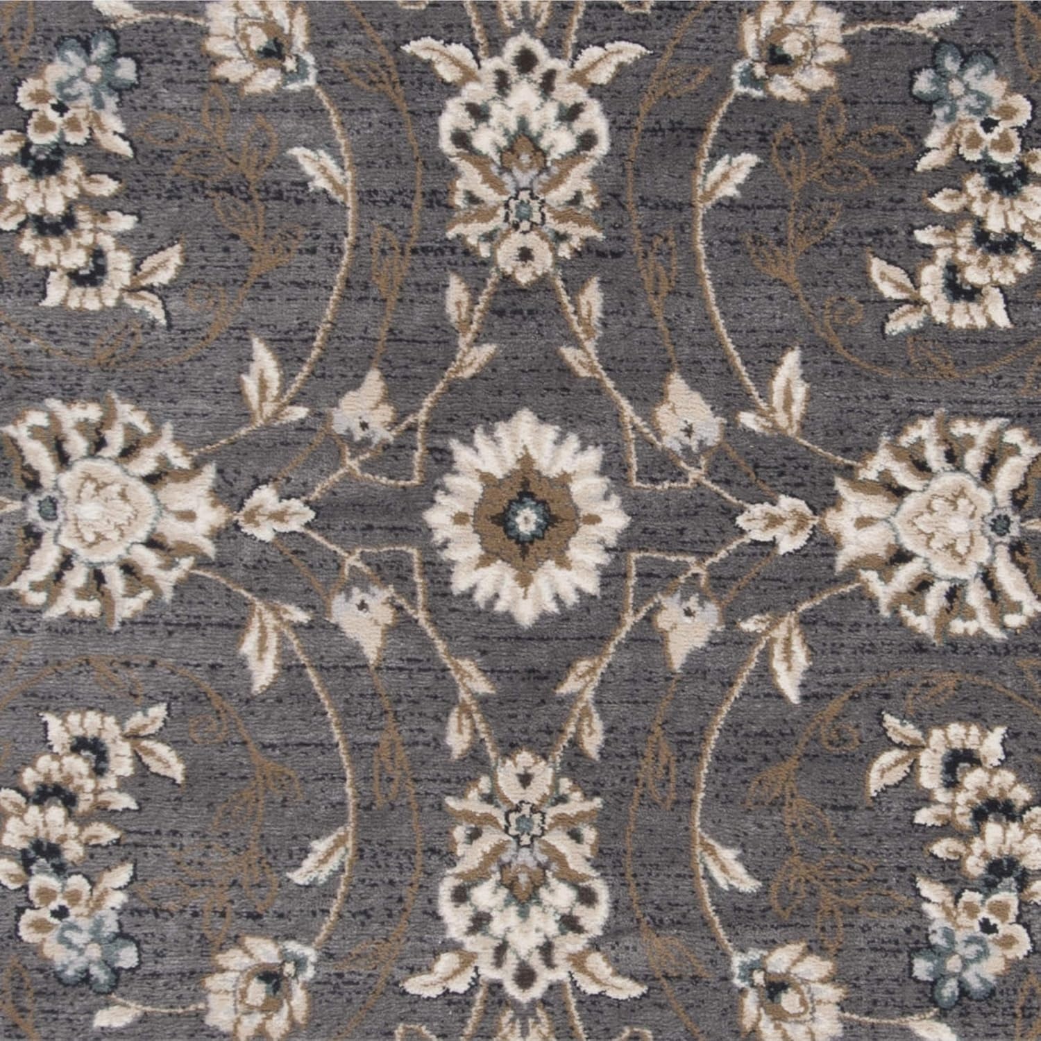 image:imageSAFAVIEH Lyndhurst Collection Area Rug 8 x 10 Anthracite amp Cream Traditional Oriental Design NonShedding amp Easy Care Ideal for High Traffic Areas in Living Room Bedroom LNH340DGreyCream