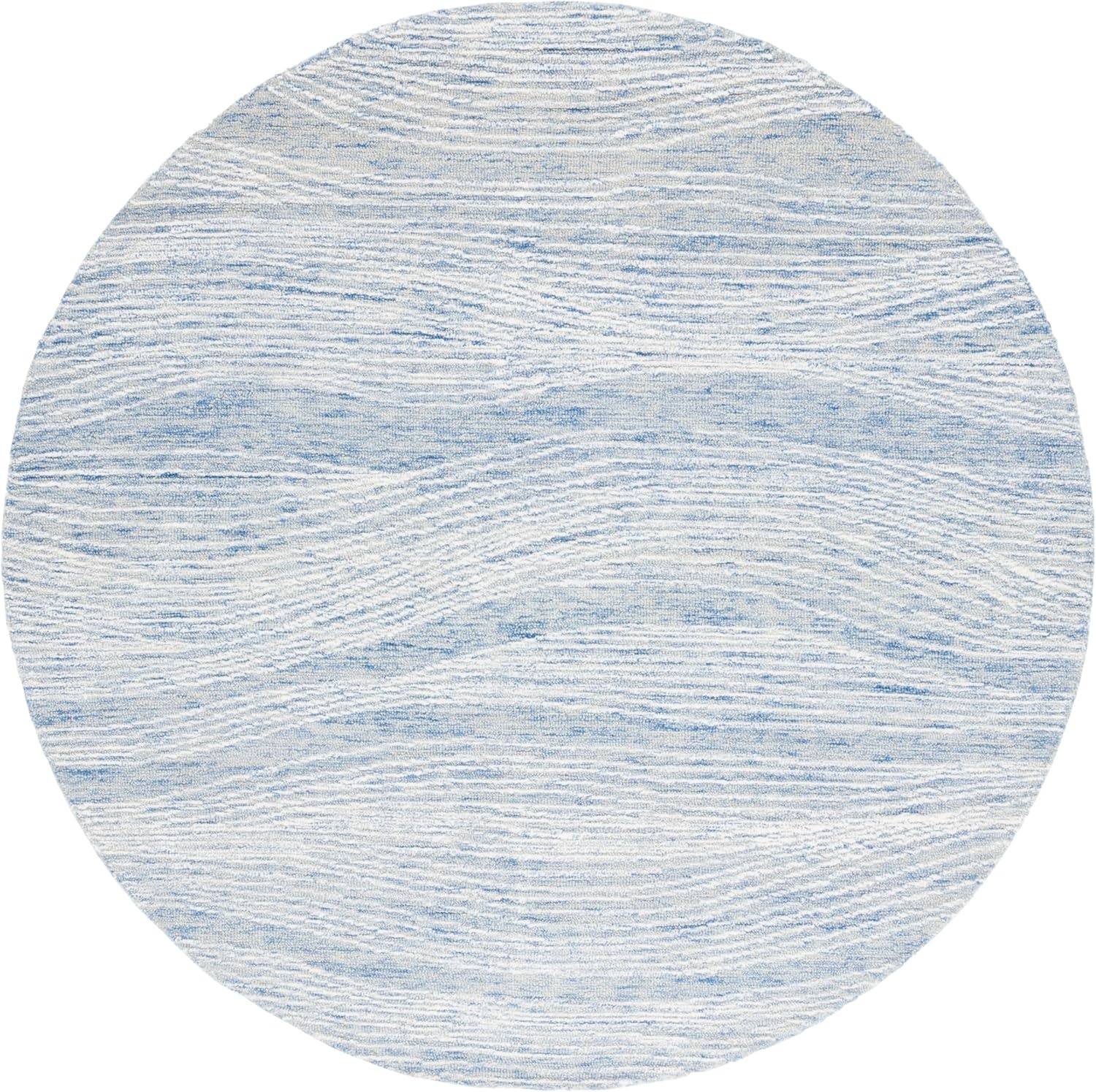 image:imageSAFAVIEH Metro Collection 8 x 10 NaturalIvory MET995A Handmade Premium Wool Living Room Dining Bedroom Area RugBlueIvory