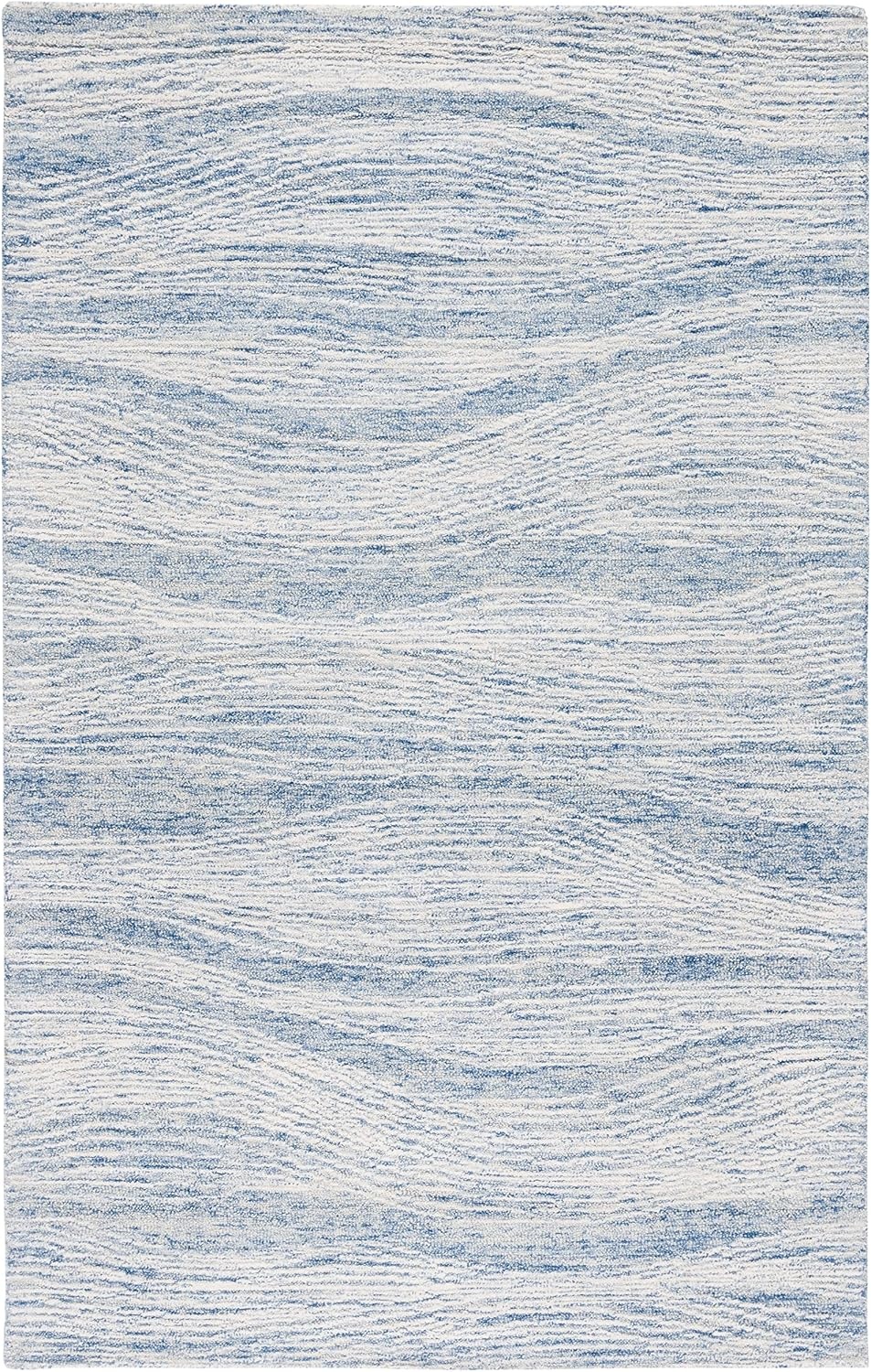 image:imageSAFAVIEH Metro Collection 8 x 10 NaturalIvory MET995A Handmade Premium Wool Living Room Dining Bedroom Area RugBlueIvory