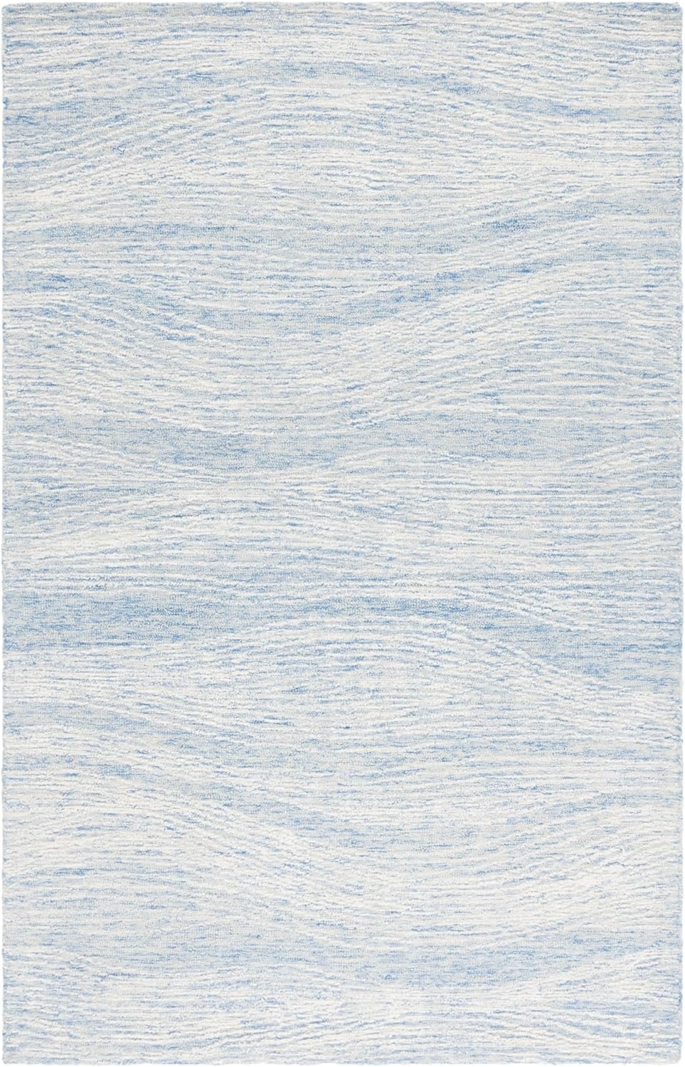image:imageSAFAVIEH Metro Collection 8 x 10 NaturalIvory MET995A Handmade Premium Wool Living Room Dining Bedroom Area RugBlueIvory