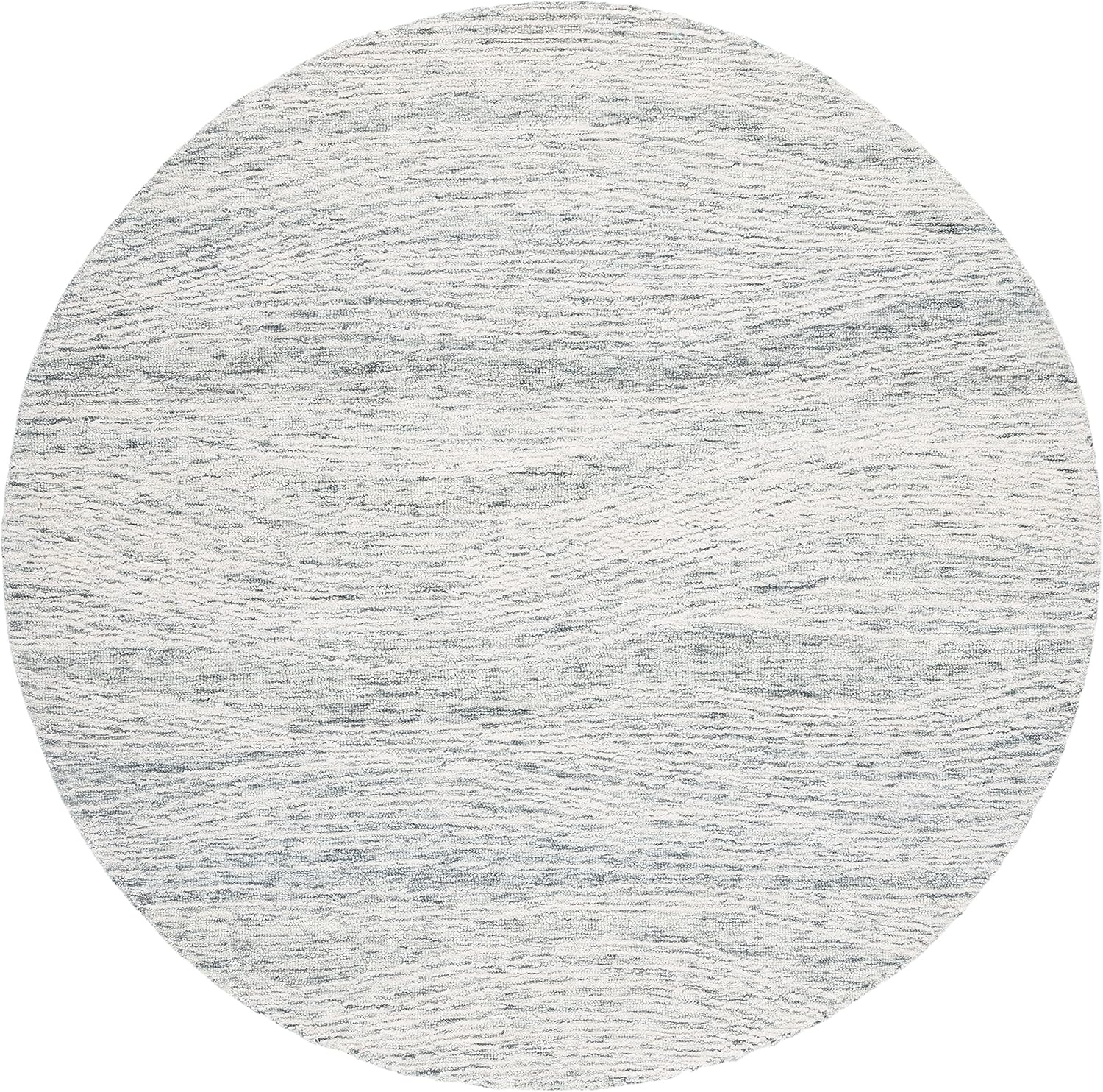 image:imageSAFAVIEH Metro Collection 8 x 10 NaturalIvory MET995A Handmade Premium Wool Living Room Dining Bedroom Area RugDark GreyIvory