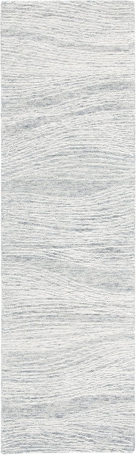 image:imageSAFAVIEH Metro Collection 8 x 10 NaturalIvory MET995A Handmade Premium Wool Living Room Dining Bedroom Area RugGreyIvory