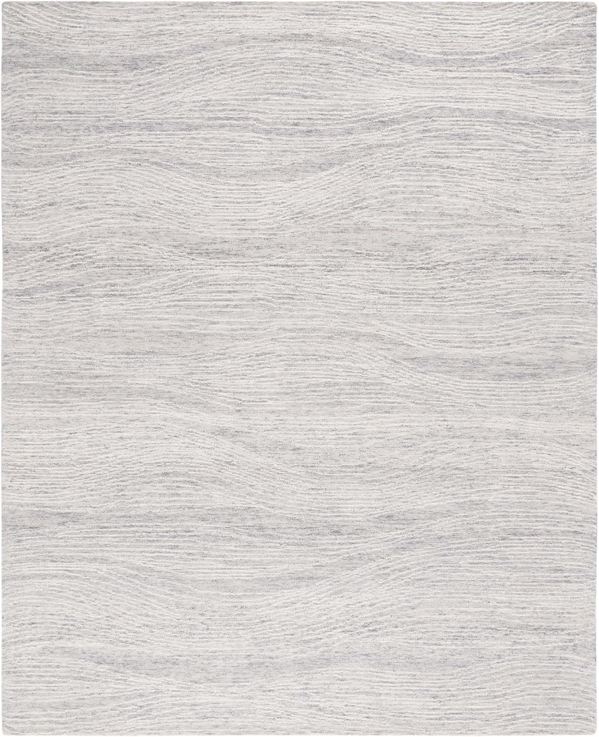 image:imageSAFAVIEH Metro Collection 8 x 10 NaturalIvory MET995A Handmade Premium Wool Living Room Dining Bedroom Area RugGreyIvory