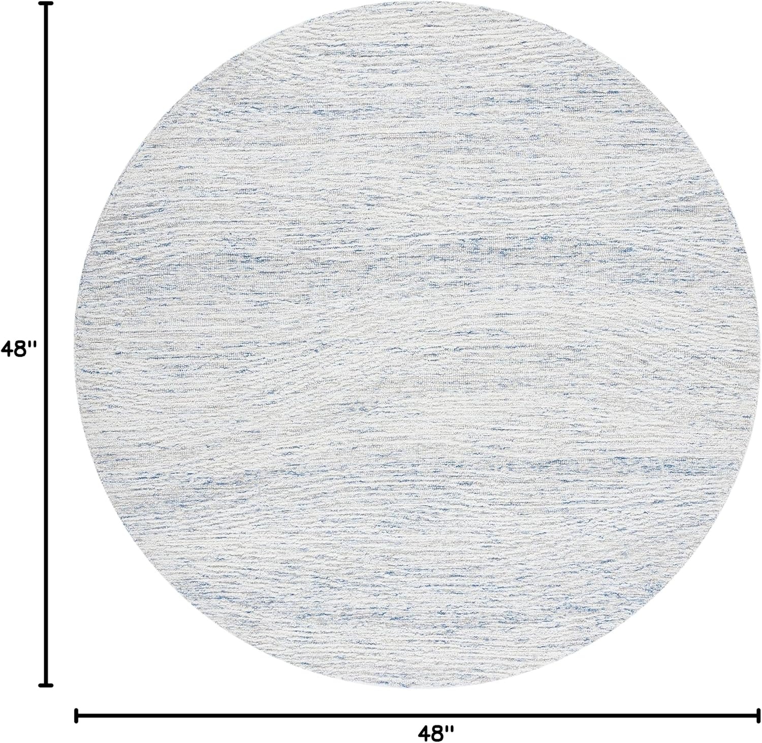 image:imageSAFAVIEH Metro Collection 8 x 10 NaturalIvory MET995A Handmade Premium Wool Living Room Dining Bedroom Area RugLight Blue Ivory