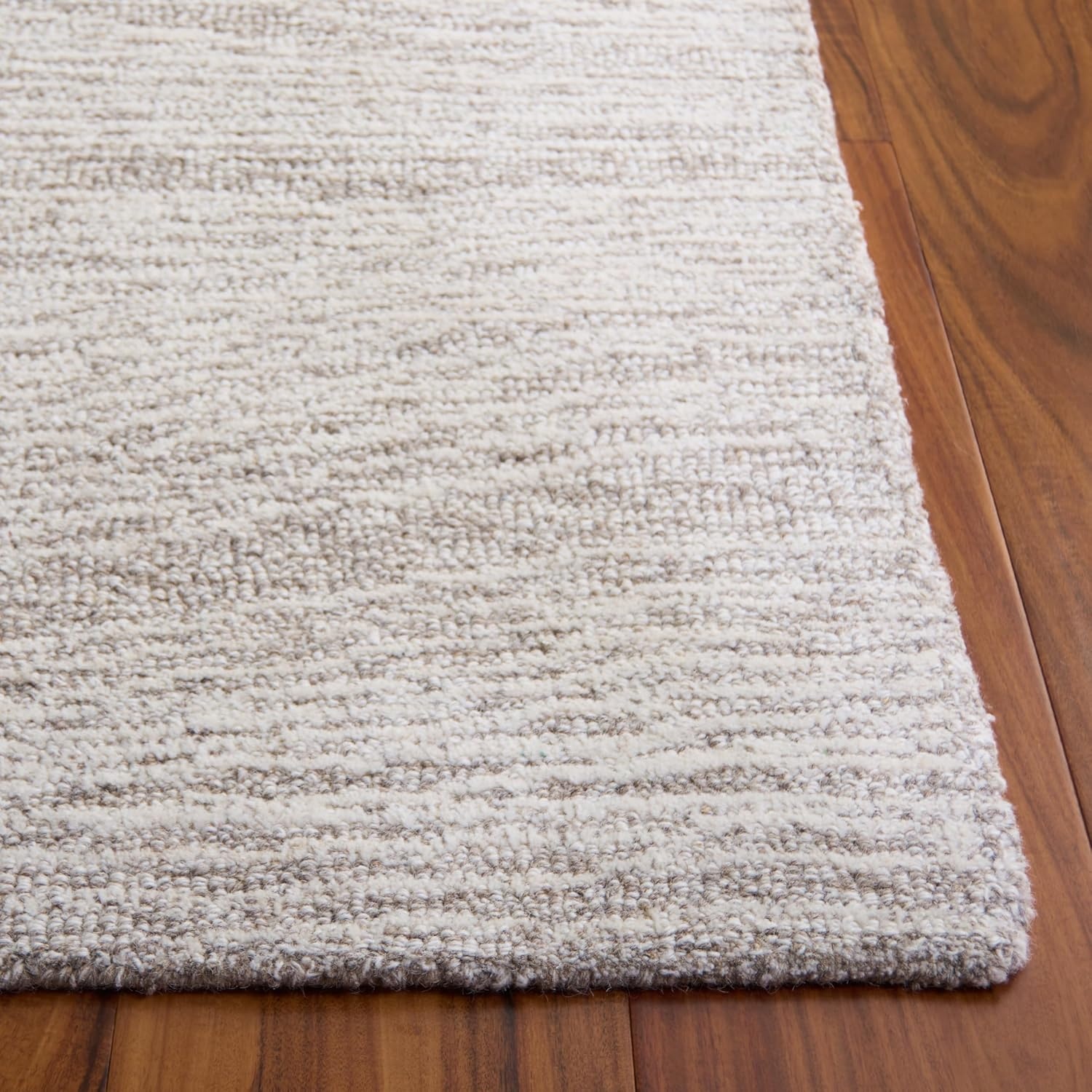 image:imageSAFAVIEH Metro Collection 8 x 10 NaturalIvory MET995A Handmade Premium Wool Living Room Dining Bedroom Area RugNaturalIvory