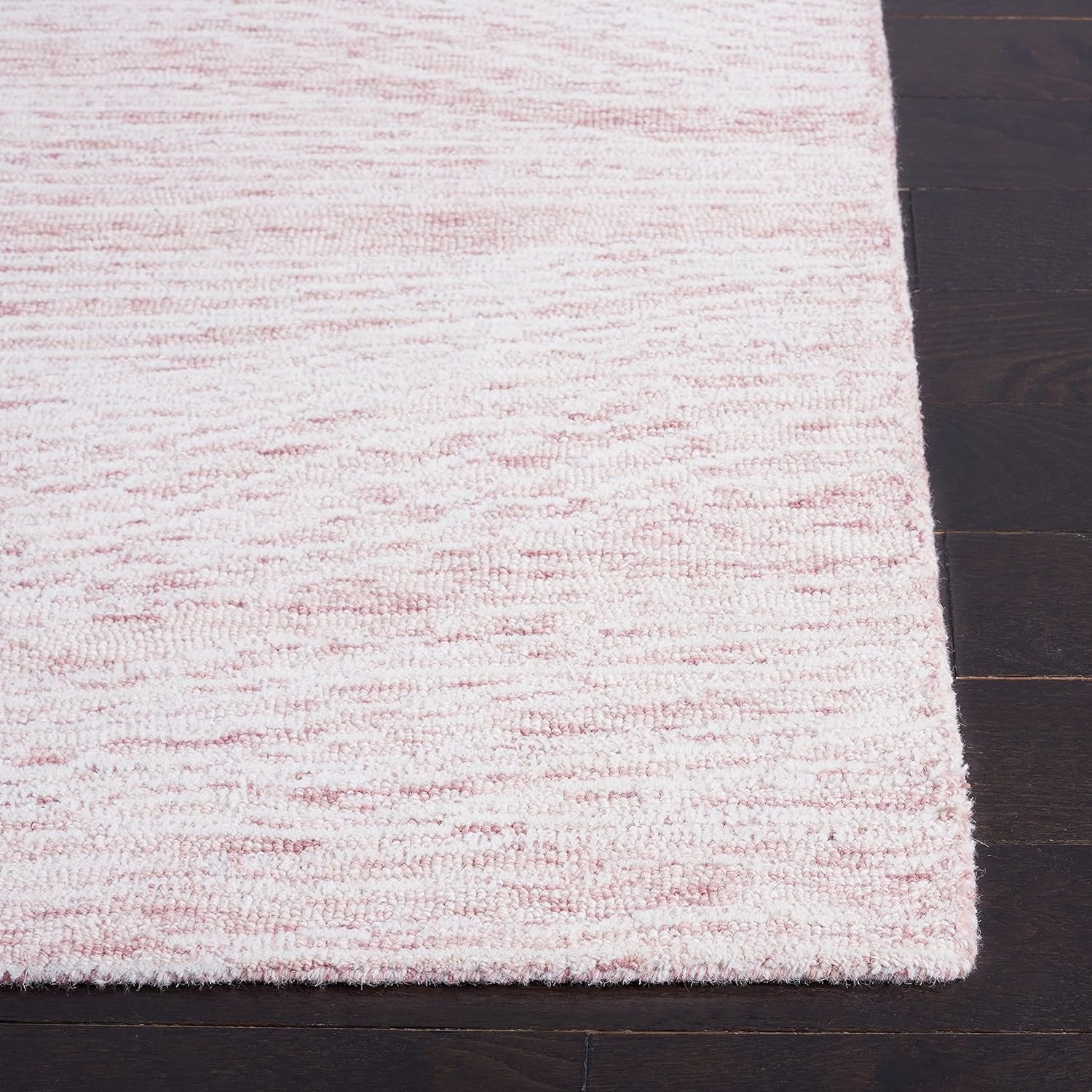 image:imageSAFAVIEH Metro Collection 8 x 10 NaturalIvory MET995A Handmade Premium Wool Living Room Dining Bedroom Area RugPinkIvory