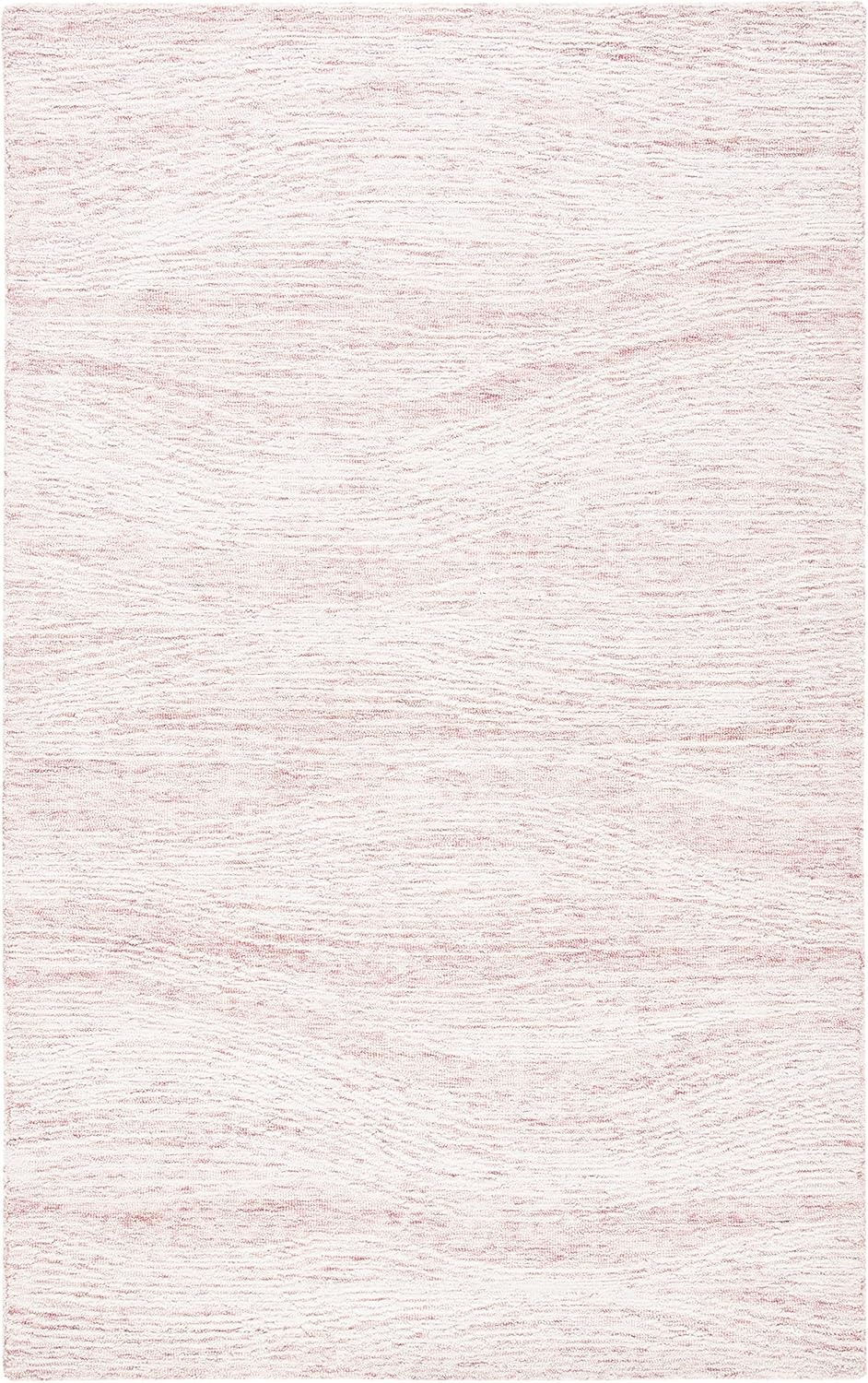 image:imageSAFAVIEH Metro Collection 8 x 10 NaturalIvory MET995A Handmade Premium Wool Living Room Dining Bedroom Area RugPinkIvory