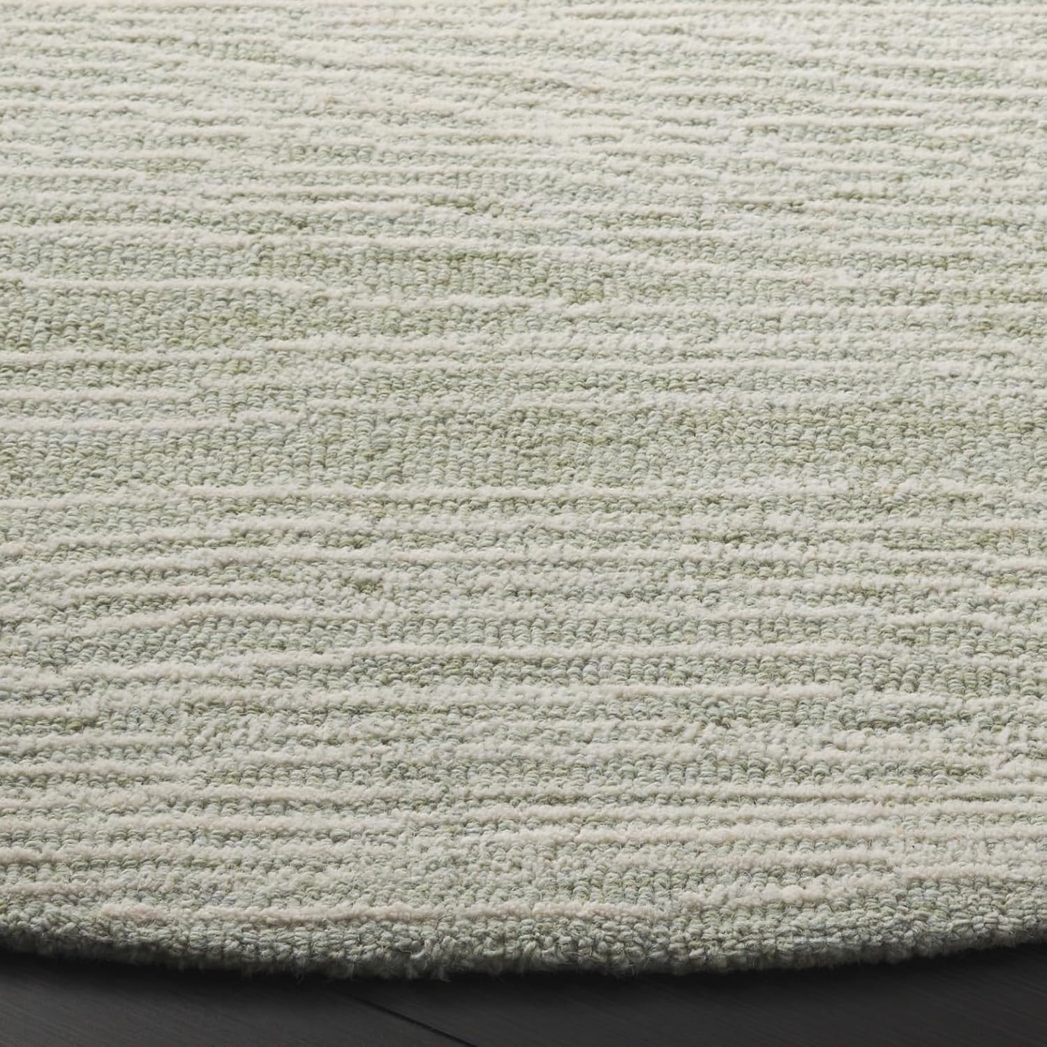 image:imageSAFAVIEH Metro Collection 8 x 10 NaturalIvory MET995A Handmade Premium Wool Living Room Dining Bedroom Area RugSageIvory