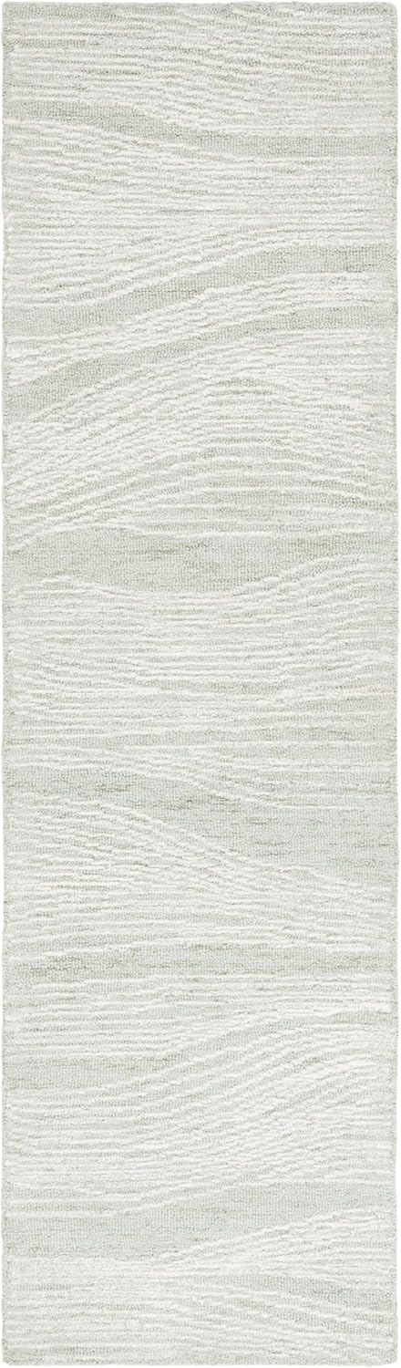 image:imageSAFAVIEH Metro Collection 8 x 10 NaturalIvory MET995A Handmade Premium Wool Living Room Dining Bedroom Area RugSageIvory