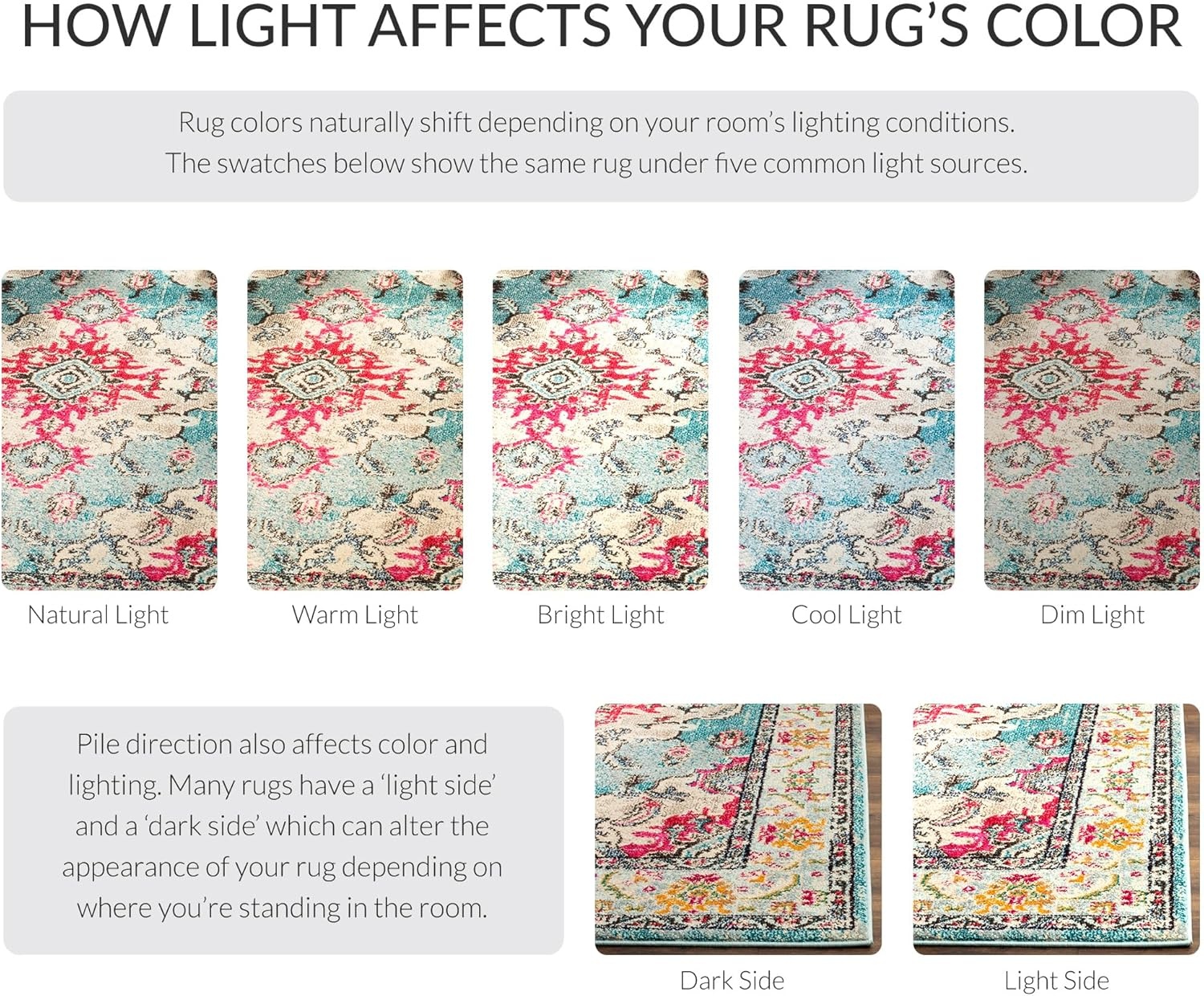 image:imageSAFAVIEH Monaco Collection Area Rug 8 Round Forest Green amp Light Blue NonShedding amp Easy to Clean Distressed Medallion Design Ideal for Living Room Bedroom Dining Space MNC243FLight BlueFuchsia