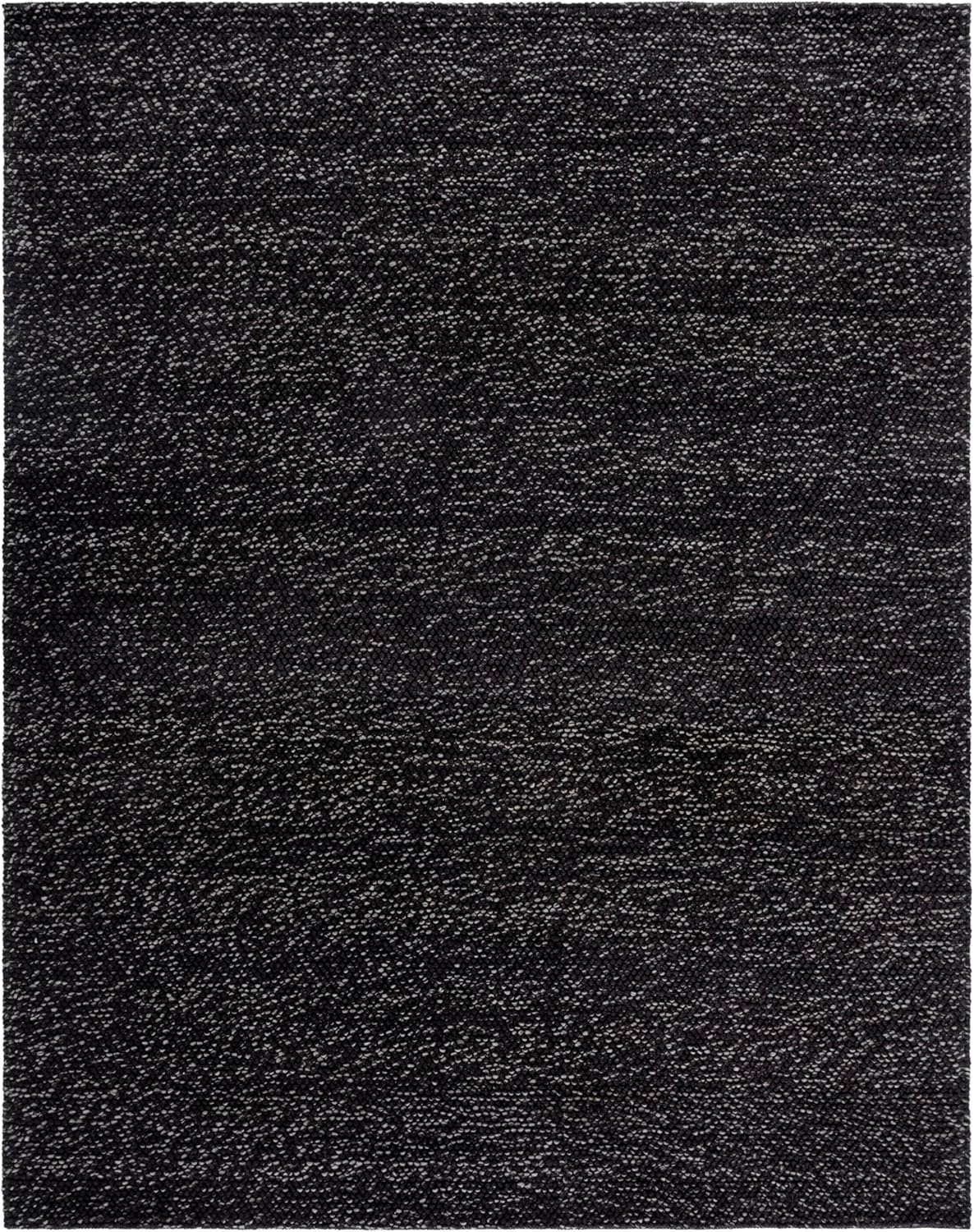 image:imageSAFAVIEH Natura Collection Area Rug 8 Square Beige amp Ivory Handmade Wool Blend Textured Design Ideal for Living Room Bedroom Dining Space NAT425BBlackGrey