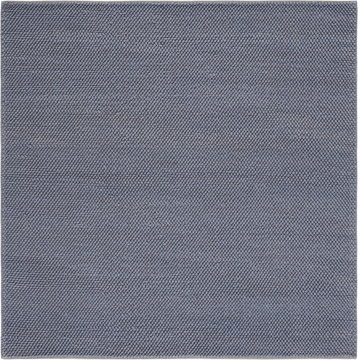 image:imageSAFAVIEH Natura Collection Area Rug 8 Square Beige amp Ivory Handmade Wool Blend Textured Design Ideal for Living Room Bedroom Dining Space NAT425BDark Grey