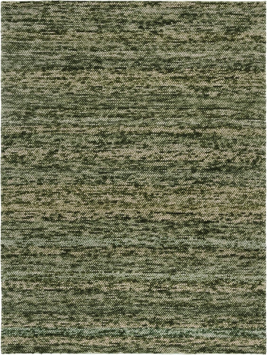 image:imageSAFAVIEH Natura Collection Area Rug 8 Square Beige amp Ivory Handmade Wool Blend Textured Design Ideal for Living Room Bedroom Dining Space NAT425BGreenIvory