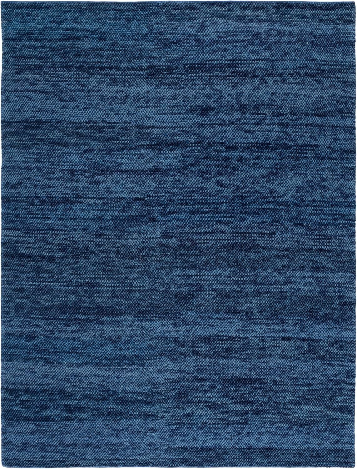 image:imageSAFAVIEH Natura Collection Area Rug 8 Square Beige amp Ivory Handmade Wool Blend Textured Design Ideal for Living Room Bedroom Dining Space NAT425BNavyBlue