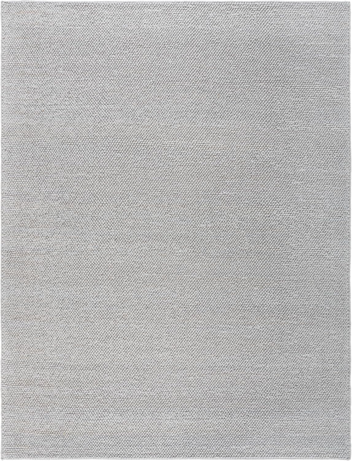 image:imageSAFAVIEH Natura Collection Area Rug 8 Square Beige amp Ivory Handmade Wool Blend Textured Design Ideal for Living Room Bedroom Dining Space NAT425BSilver