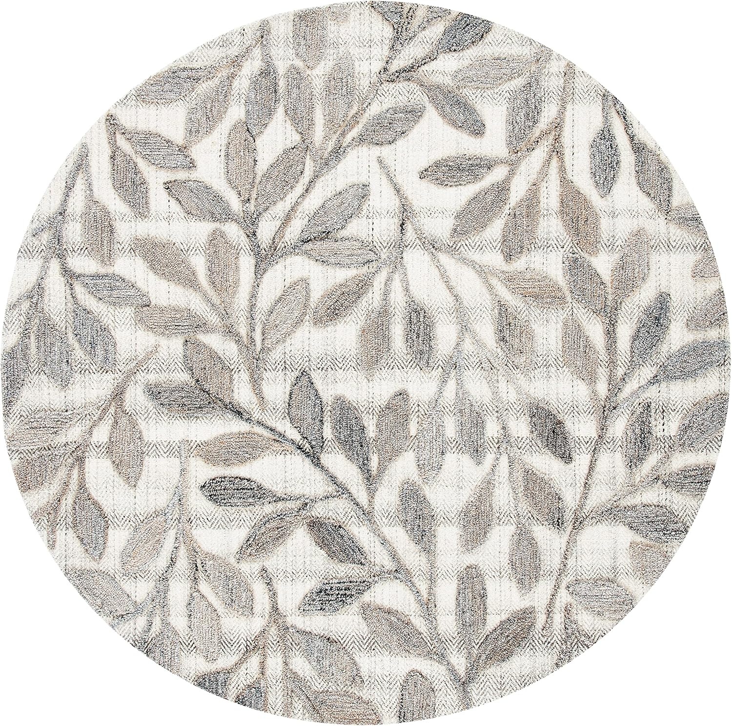 image:imageSAFAVIEH South Hampton Collection 8 x 10 Beige SHA302B Handmade Botanical Wool Area RugBeige