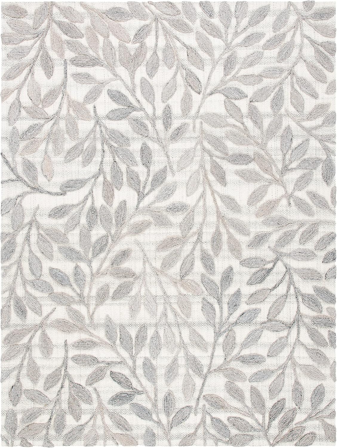 image:imageSAFAVIEH South Hampton Collection 8 x 10 Beige SHA302B Handmade Botanical Wool Area RugBeige