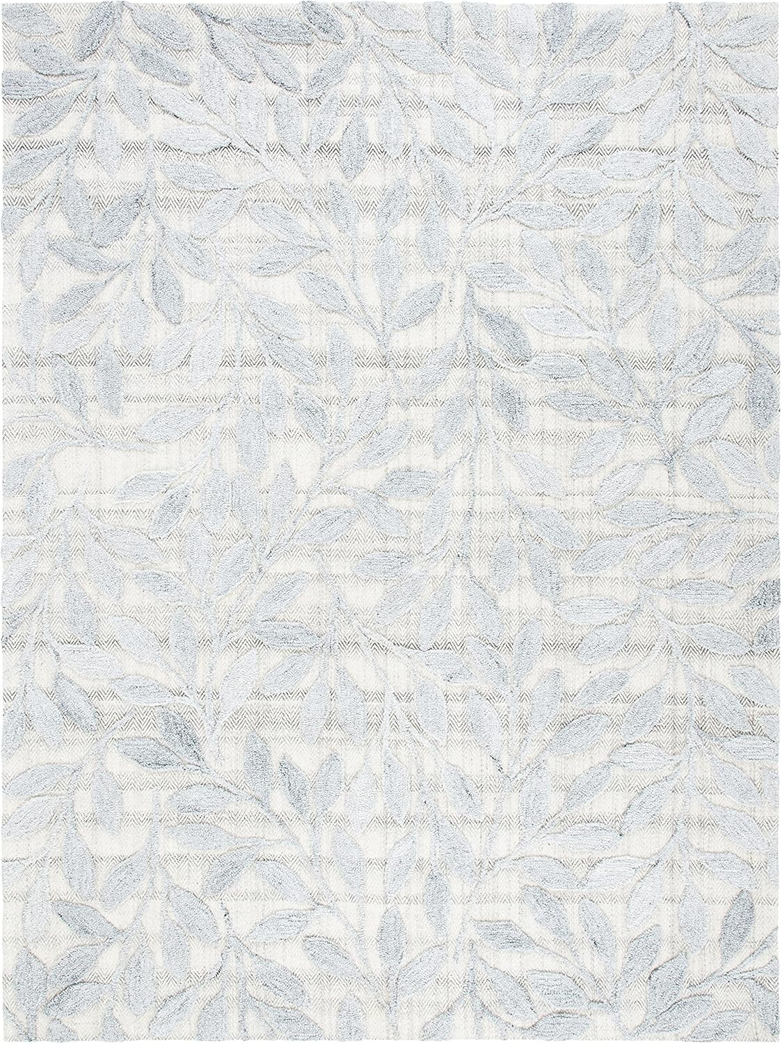 image:imageSAFAVIEH South Hampton Collection 8 x 10 Beige SHA302B Handmade Botanical Wool Area RugGrey