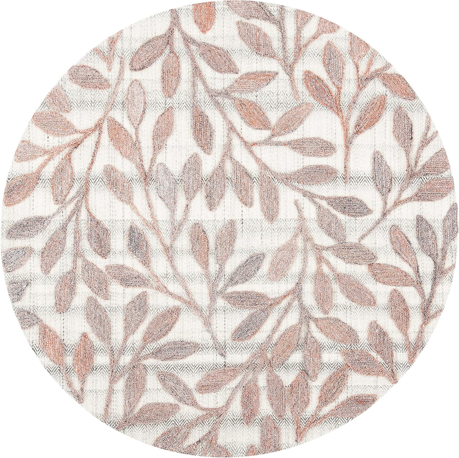 image:imageSAFAVIEH South Hampton Collection 8 x 10 Beige SHA302B Handmade Botanical Wool Area RugRustIvory