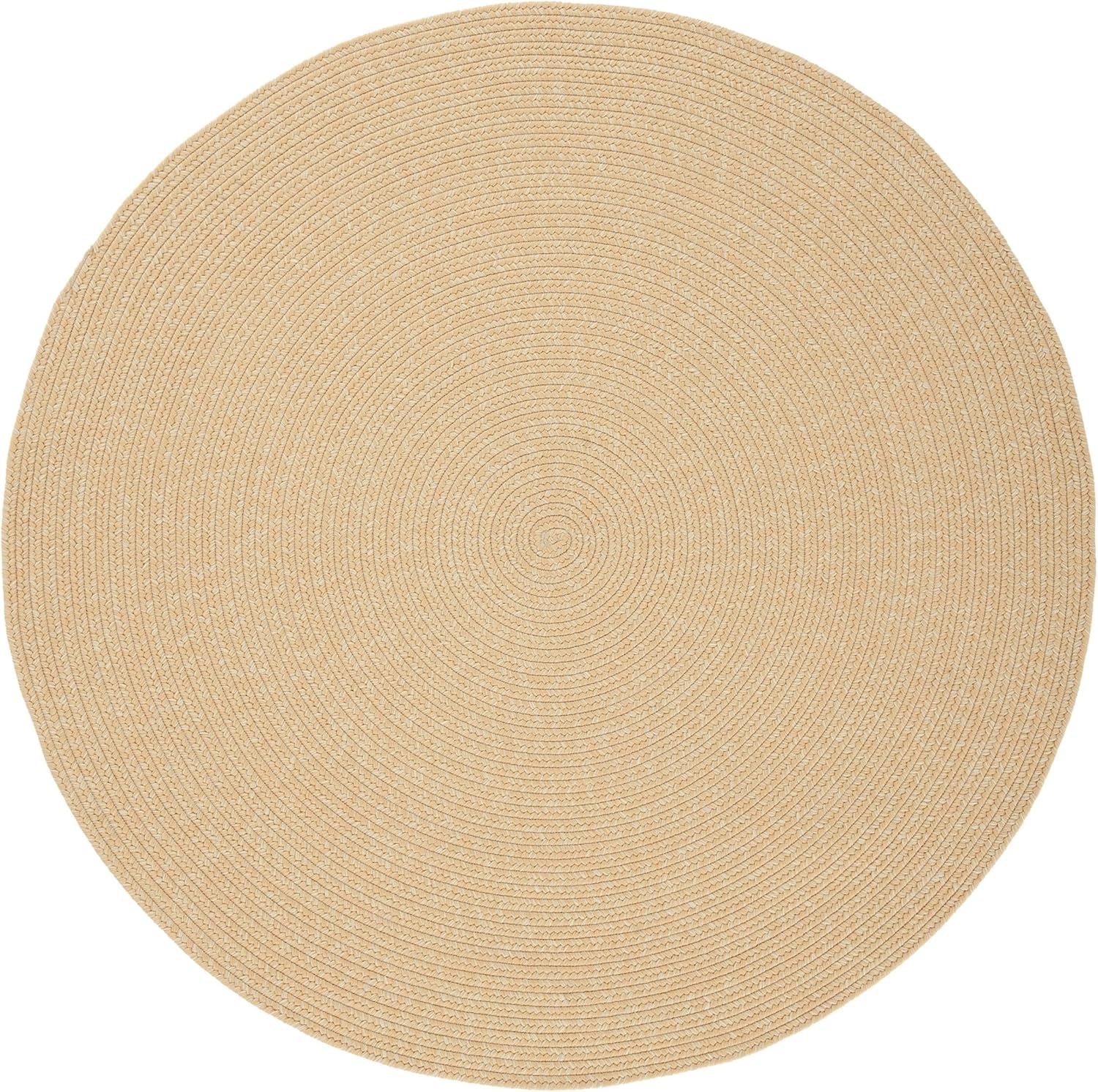 image:imageSAFAVIEH Washable Rug Outdoor Braided Collection 5 x 8 Oval Green Handmade amp Reversible NonShedding amp Easy to Clean Ideal for Patio Backyard Mudroom BRD315ABeigeTan