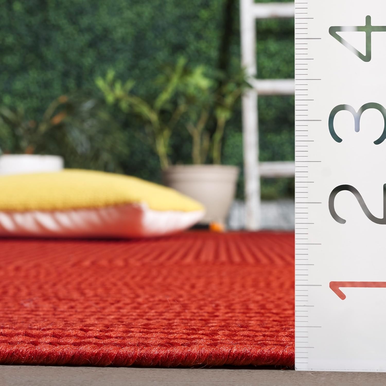 image:imageSAFAVIEH Washable Rug Outdoor Braided Collection 5 x 8 Oval Green Handmade amp Reversible NonShedding amp Easy to Clean Ideal for Patio Backyard Mudroom BRD315ARust