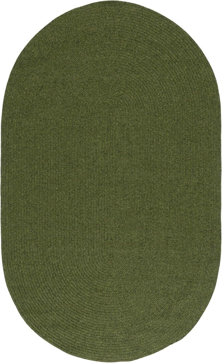 image:imageSAFAVIEH Washable Rug Outdoor Braided Collection 5 x 8 Oval Green Handmade amp Reversible NonShedding amp Easy to Clean Ideal for Patio Backyard Mudroom BRD315AGreen