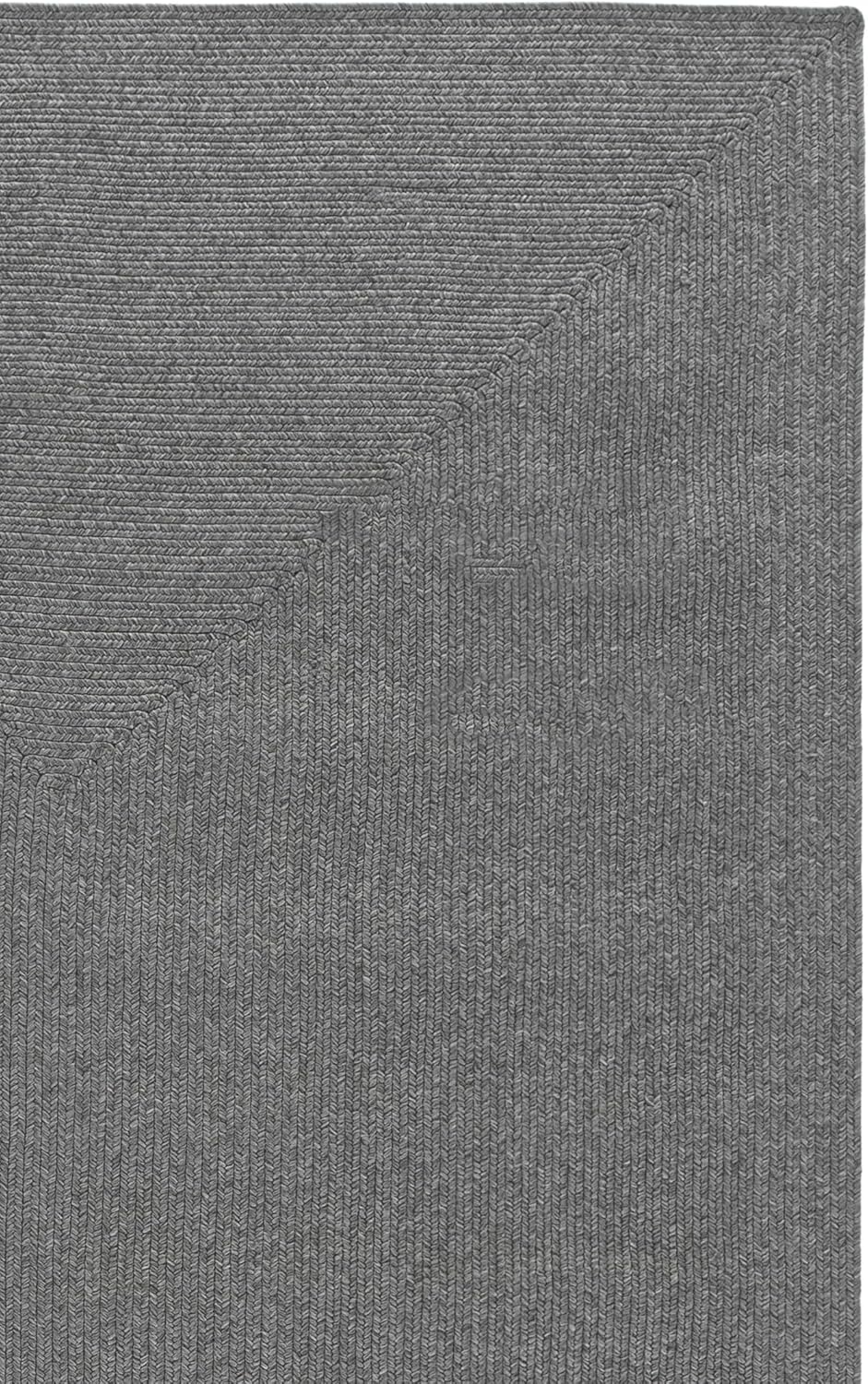 image:imageSAFAVIEH Washable Rug Outdoor Braided Collection 5 x 8 Oval Green Handmade amp Reversible NonShedding amp Easy to Clean Ideal for Patio Backyard Mudroom BRD315ADark Grey