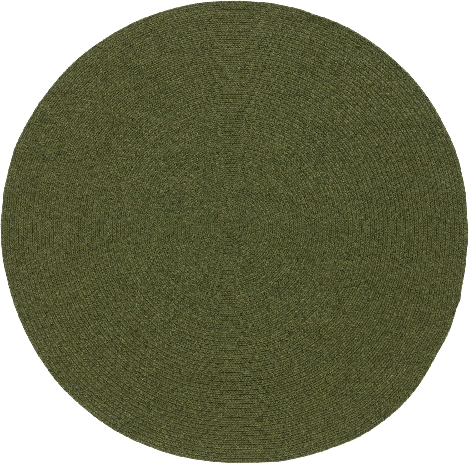 image:imageSAFAVIEH Washable Rug Outdoor Braided Collection 5 x 8 Oval Green Handmade amp Reversible NonShedding amp Easy to Clean Ideal for Patio Backyard Mudroom BRD315AGreen
