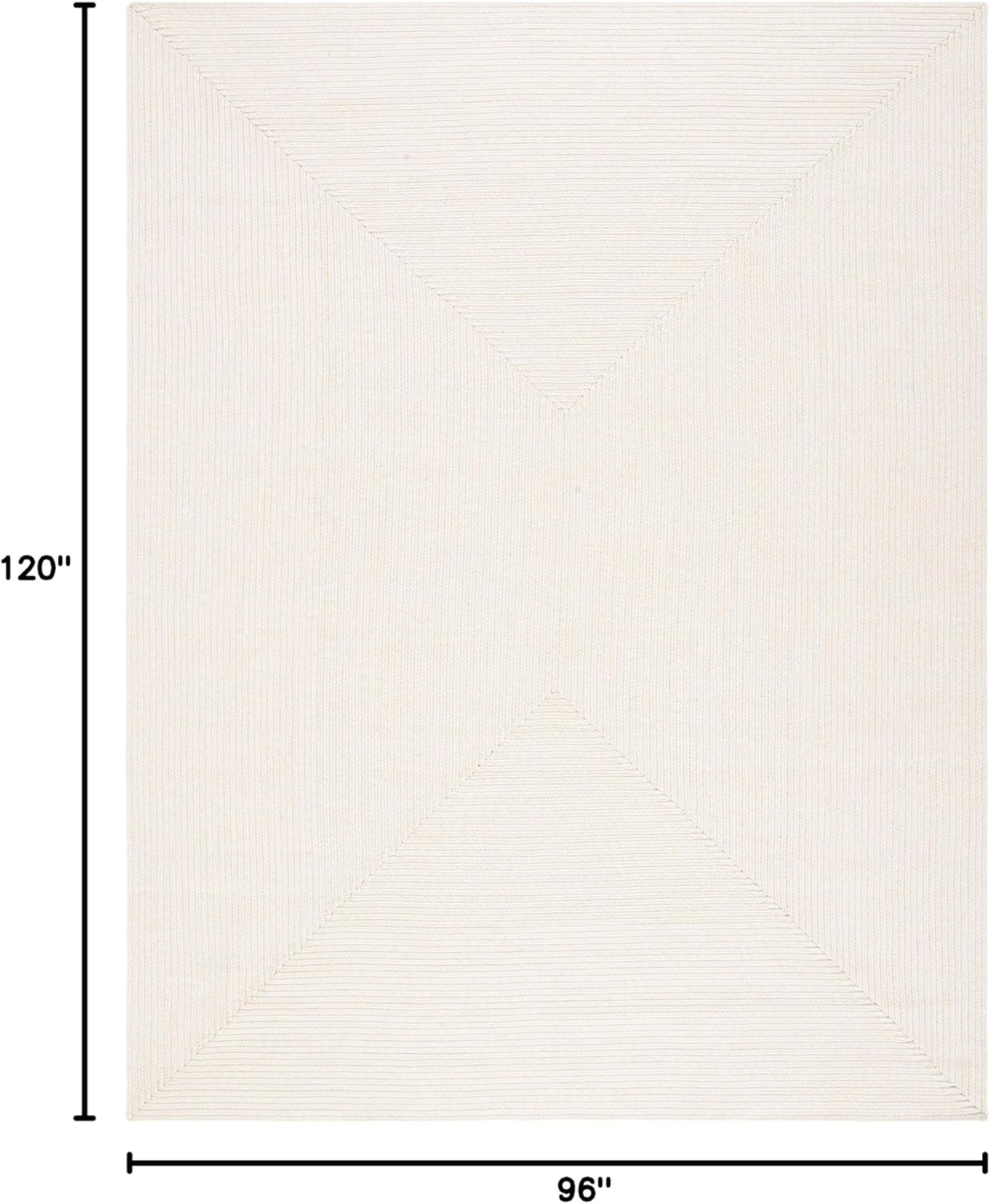 image:imageSAFAVIEH Washable Rug Outdoor Braided Collection 5 x 8 Oval Green Handmade amp Reversible NonShedding amp Easy to Clean Ideal for Patio Backyard Mudroom BRD315AIvoryBeige