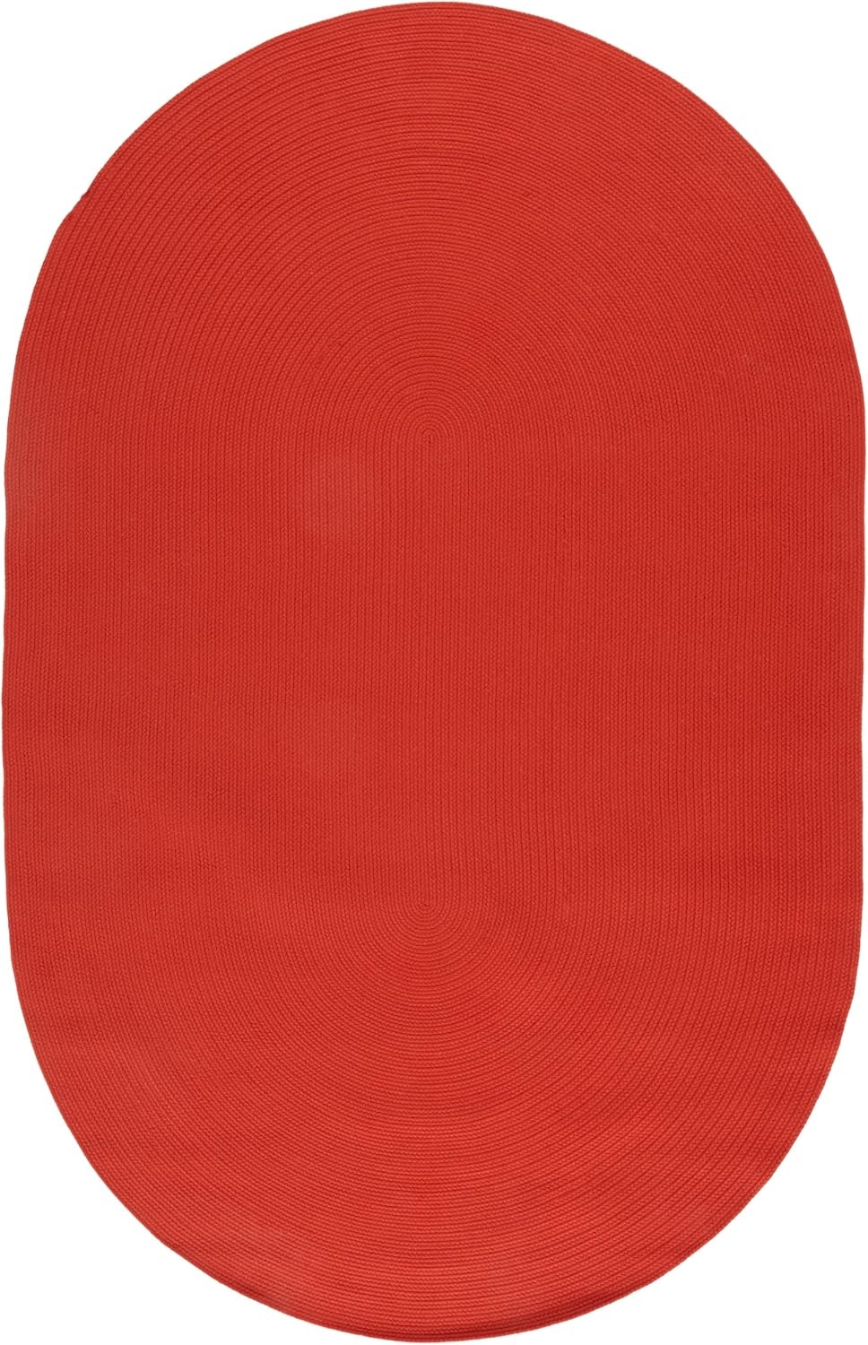 image:imageSAFAVIEH Washable Rug Outdoor Braided Collection 5 x 8 Oval Green Handmade amp Reversible NonShedding amp Easy to Clean Ideal for Patio Backyard Mudroom BRD315ARust
