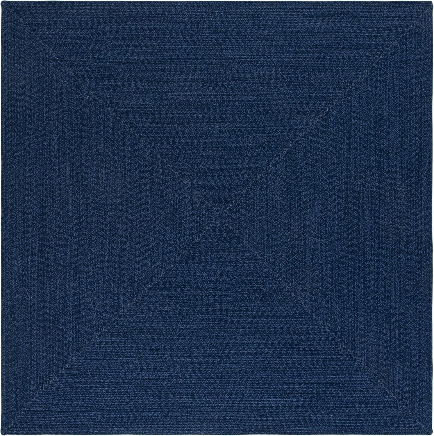 image:imageSAFAVIEH Washable Rug Outdoor Braided Collection 5 x 8 Oval Green Handmade amp Reversible NonShedding amp Easy to Clean Ideal for Patio Backyard Mudroom BRD315ANavy
