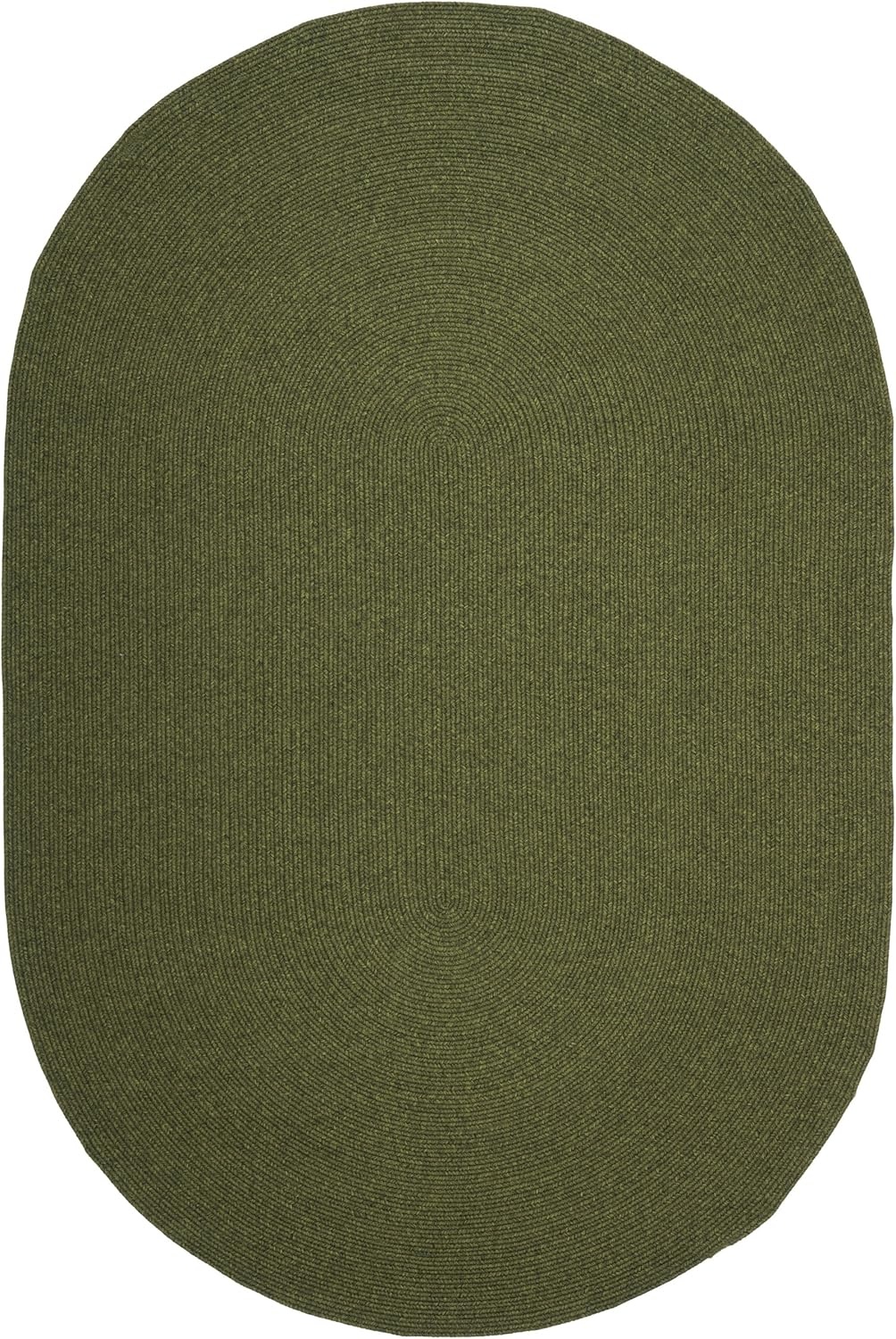 image:imageSAFAVIEH Washable Rug Outdoor Braided Collection 5 x 8 Oval Green Handmade amp Reversible NonShedding amp Easy to Clean Ideal for Patio Backyard Mudroom BRD315AGreen