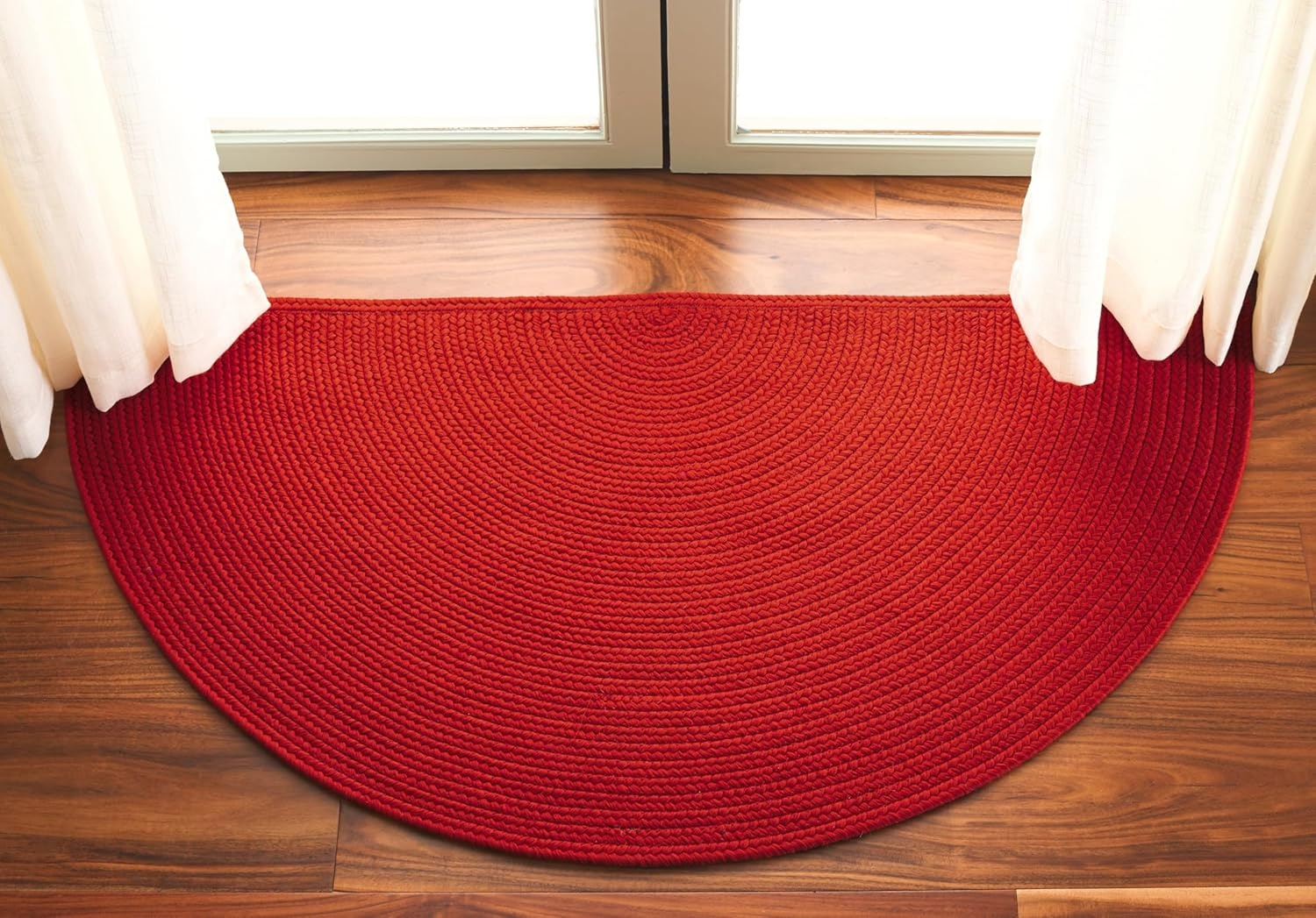 image:imageSAFAVIEH Washable Rug Outdoor Braided Collection 5 x 8 Oval Green Handmade amp Reversible NonShedding amp Easy to Clean Ideal for Patio Backyard Mudroom BRD315ARust