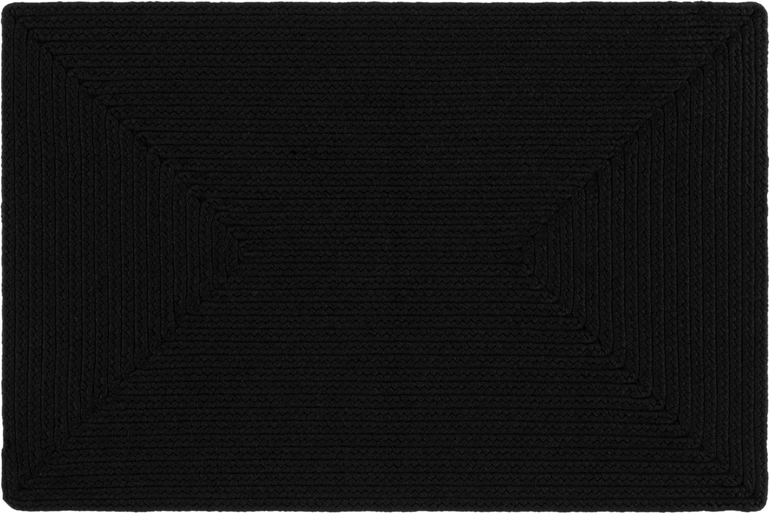 image:imageSAFAVIEH Washable Rug Outdoor Braided Collection 5 x 8 Oval Green Handmade amp Reversible NonShedding amp Easy to Clean Ideal for Patio Backyard Mudroom BRD315ABlack