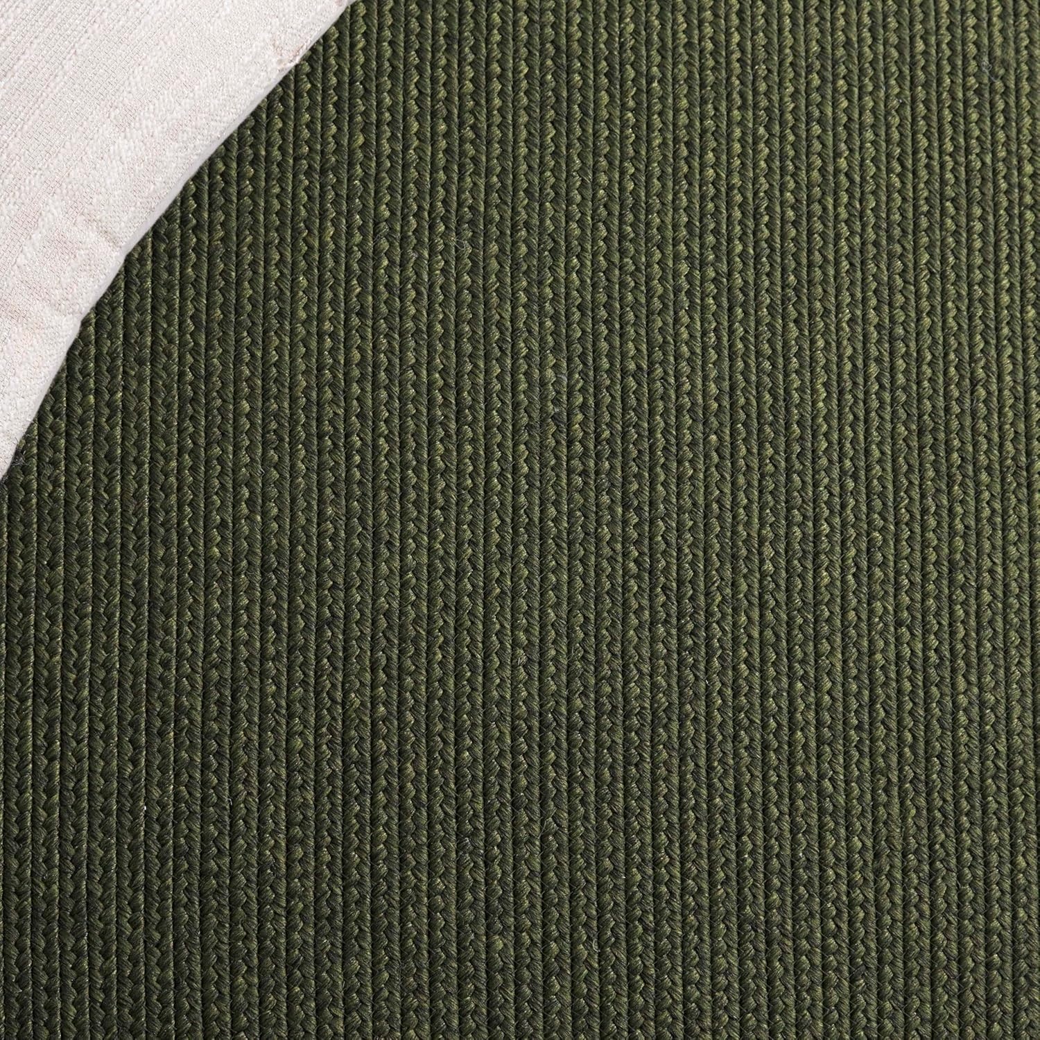 image:imageSAFAVIEH Washable Rug Outdoor Braided Collection 5 x 8 Oval Green Handmade amp Reversible NonShedding amp Easy to Clean Ideal for Patio Backyard Mudroom BRD315AGreen