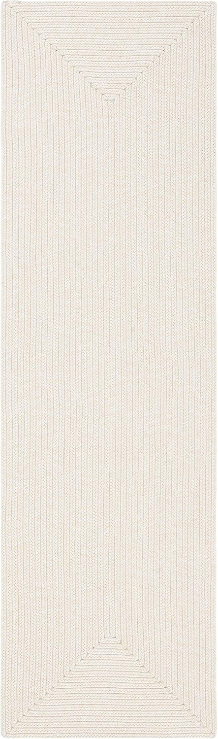 image:imageSAFAVIEH Washable Rug Outdoor Braided Collection 5 x 8 Oval Green Handmade amp Reversible NonShedding amp Easy to Clean Ideal for Patio Backyard Mudroom BRD315AIvoryBeige