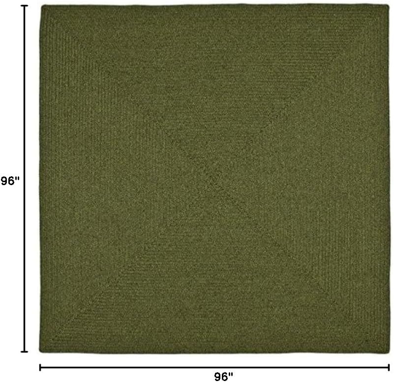 image:imageSAFAVIEH Washable Rug Outdoor Braided Collection 5 x 8 Oval Green Handmade amp Reversible NonShedding amp Easy to Clean Ideal for Patio Backyard Mudroom BRD315AGreen