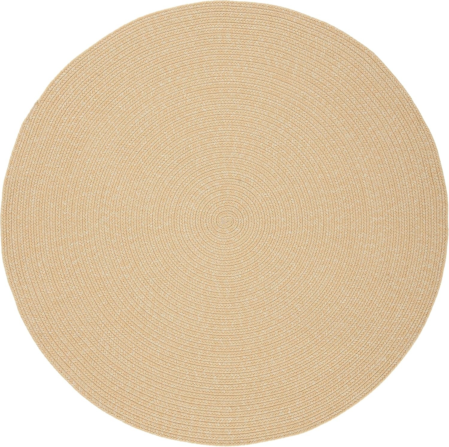image:imageSAFAVIEH Washable Rug Outdoor Braided Collection 5 x 8 Oval Green Handmade amp Reversible NonShedding amp Easy to Clean Ideal for Patio Backyard Mudroom BRD315ABeigeTan