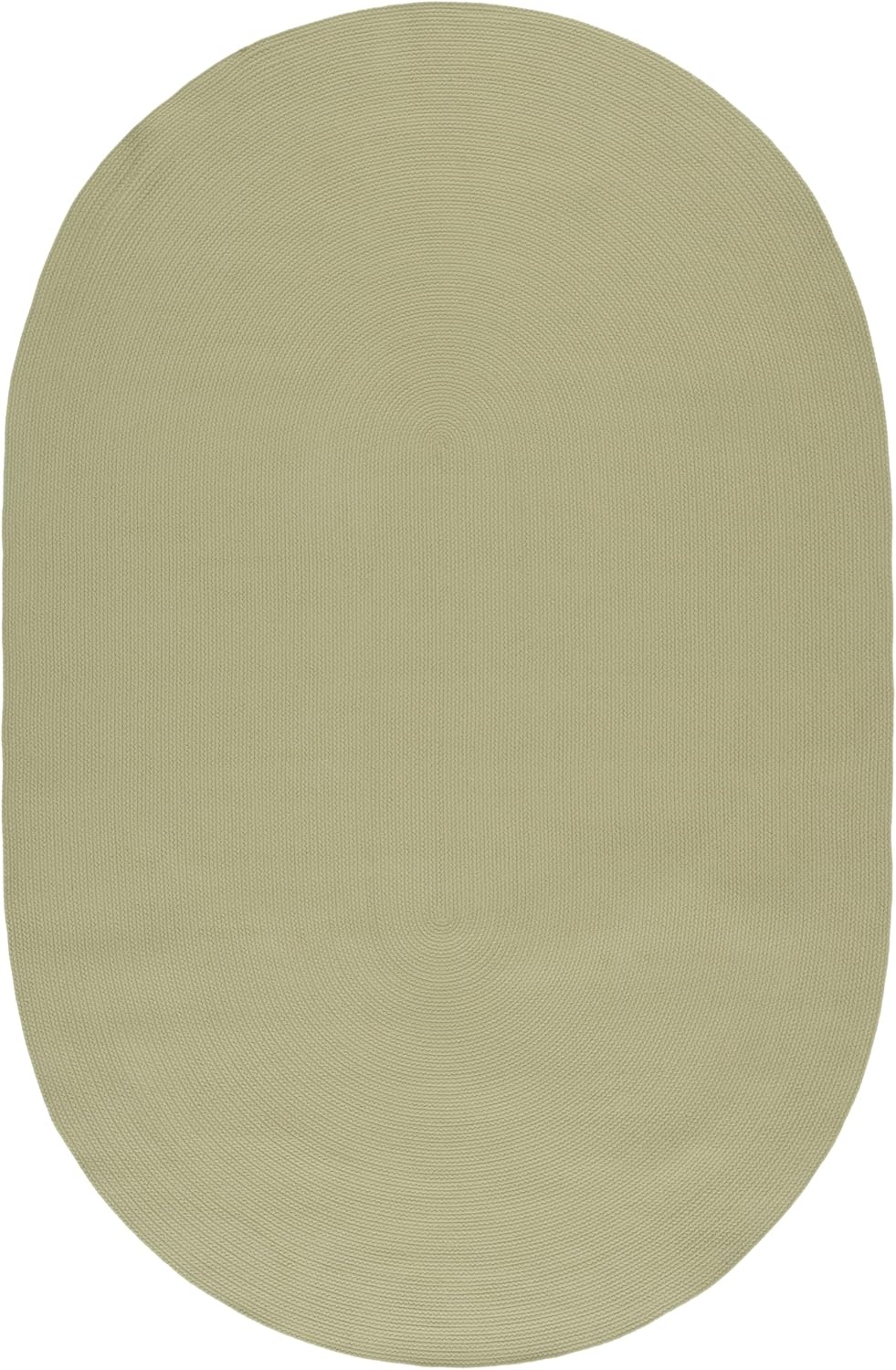 image:imageSAFAVIEH Washable Rug Outdoor Braided Collection 5 x 8 Oval Green Handmade amp Reversible NonShedding amp Easy to Clean Ideal for Patio Backyard Mudroom BRD315ASage